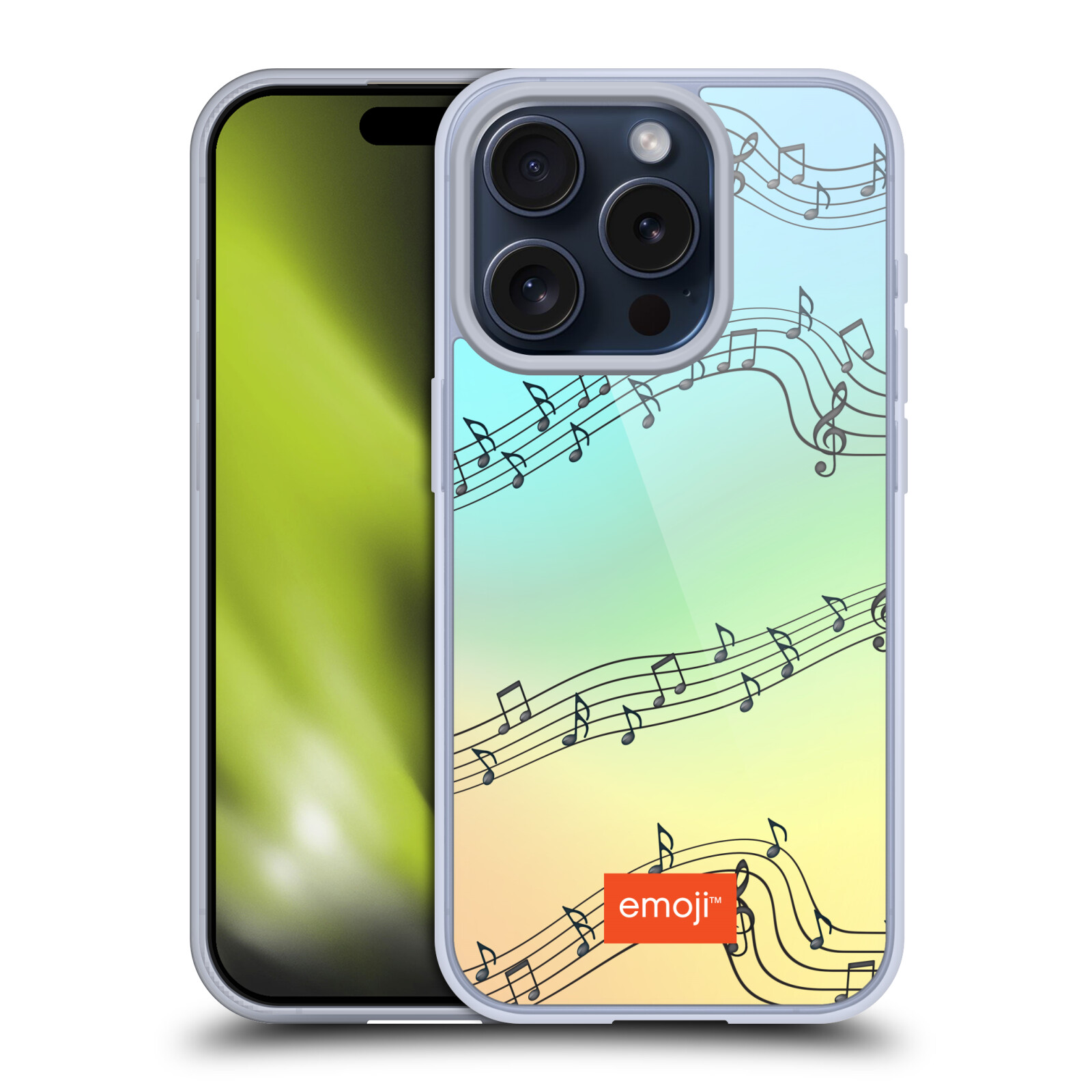 OFFICIAL emoji® MUSIC PATTERNS SOFT GEL CASE FOR APPLE iPHONE PHONES - Picture 15 of 15
