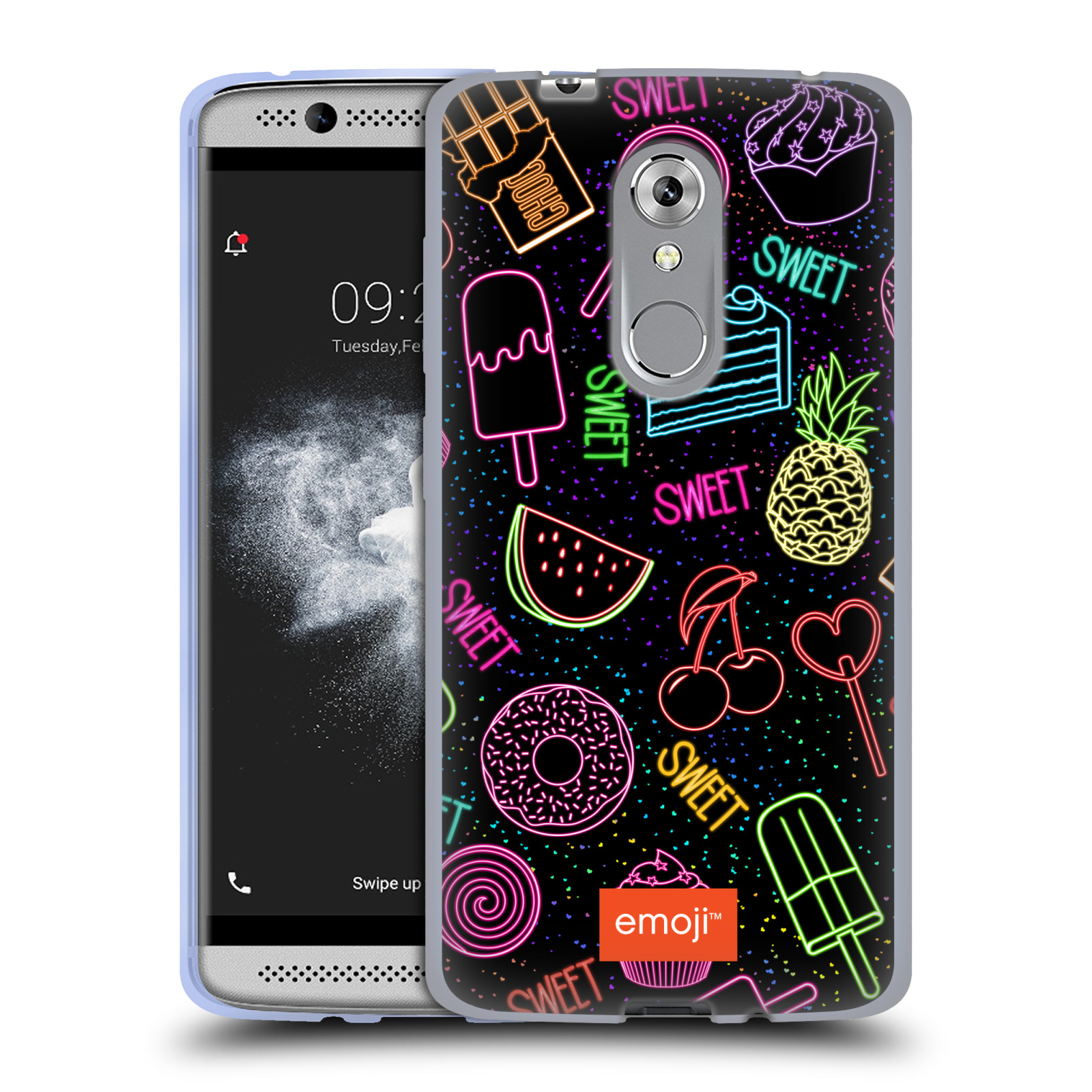FUNDA OFICIAL emoji® NEON GEL SUAVE PARA TELÉFONOS ZTE - Imagen 8 de 8