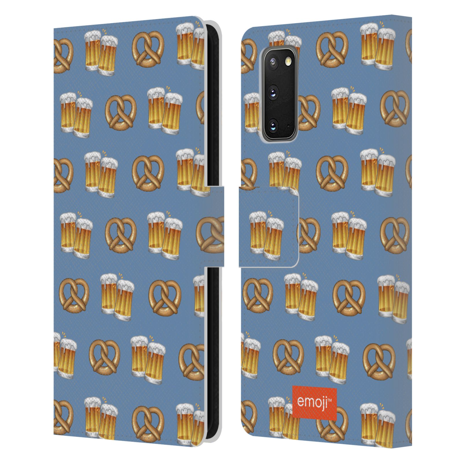 OFFICIAL emoji® OKTOBERFEST LEATHER BOOK CASE FOR SAMSUNG PHONES 1 - Picture 7 of 13