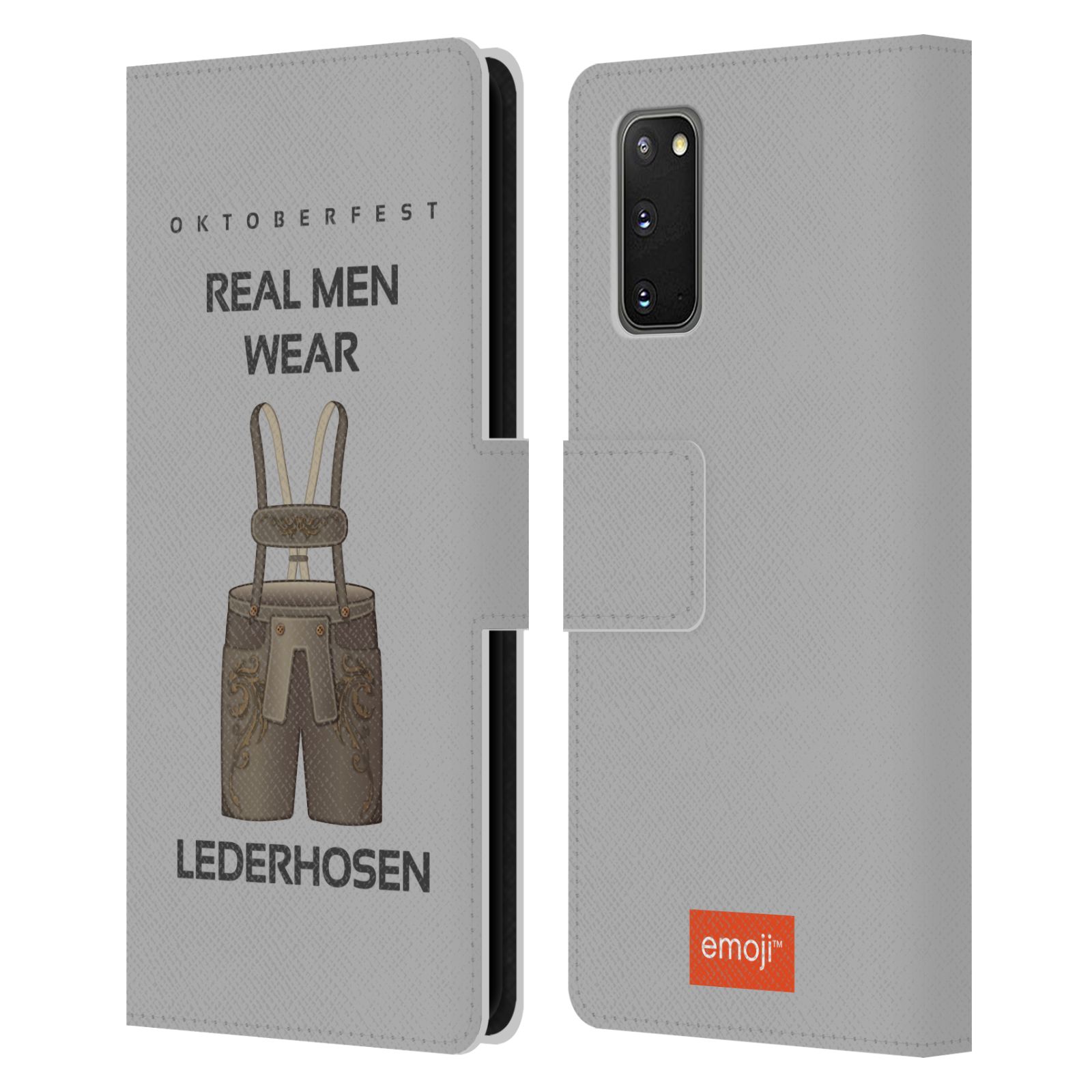 OFFICIAL emoji® OKTOBERFEST LEATHER BOOK CASE FOR SAMSUNG PHONES 1 - Picture 9 of 13