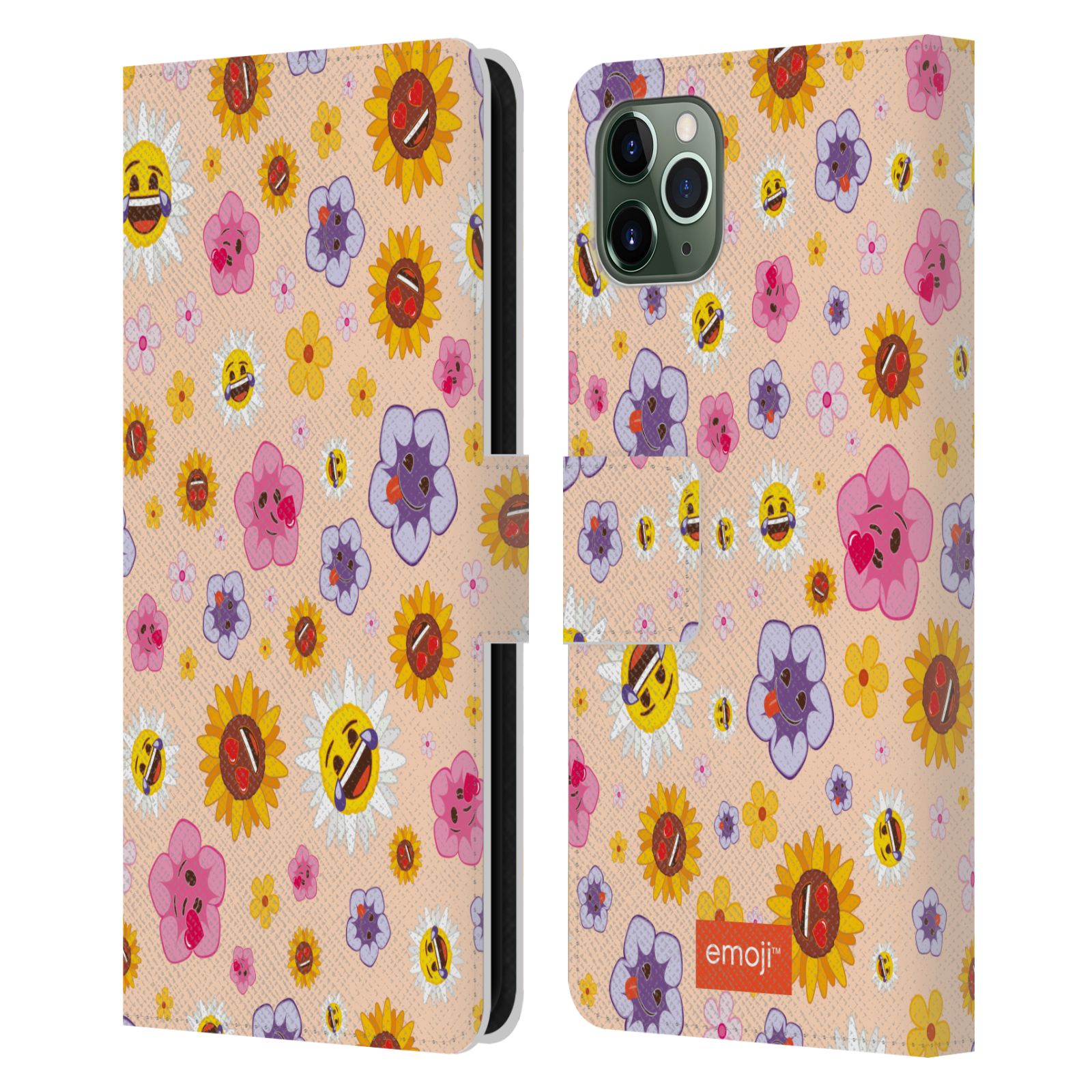 OFFICIAL emoji® PATTERNS 5 LEATHER BOOK WALLET CASE FOR APPLE iPHONE PHONES - Picture 8 of 14