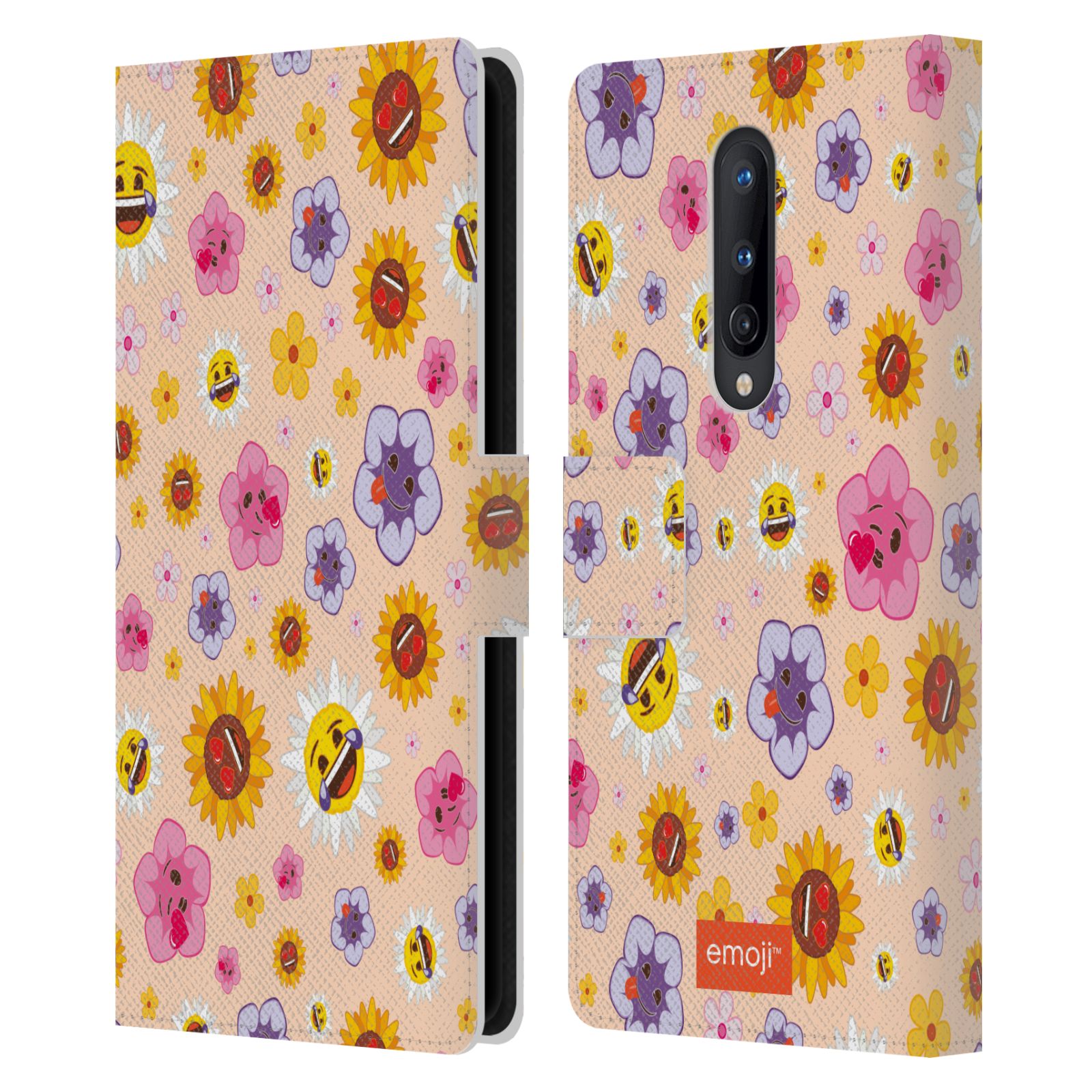 OFFICIAL emoji® PATTERNS 5 LEATHER BOOK WALLET CASE COVER FOR ONEPLUS PHONES - Picture 8 of 14