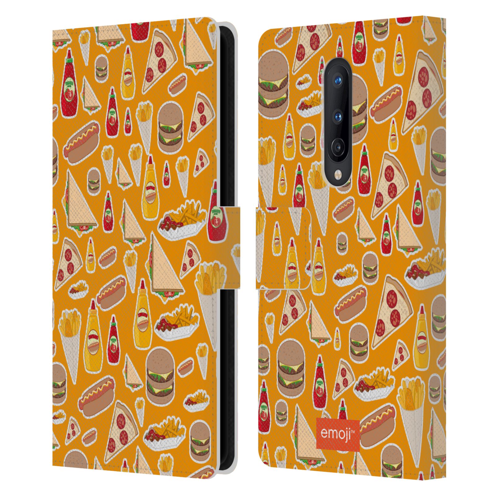 OFFICIAL emoji® PATTERNS 5 LEATHER BOOK WALLET CASE COVER FOR ONEPLUS PHONES - Picture 9 of 14