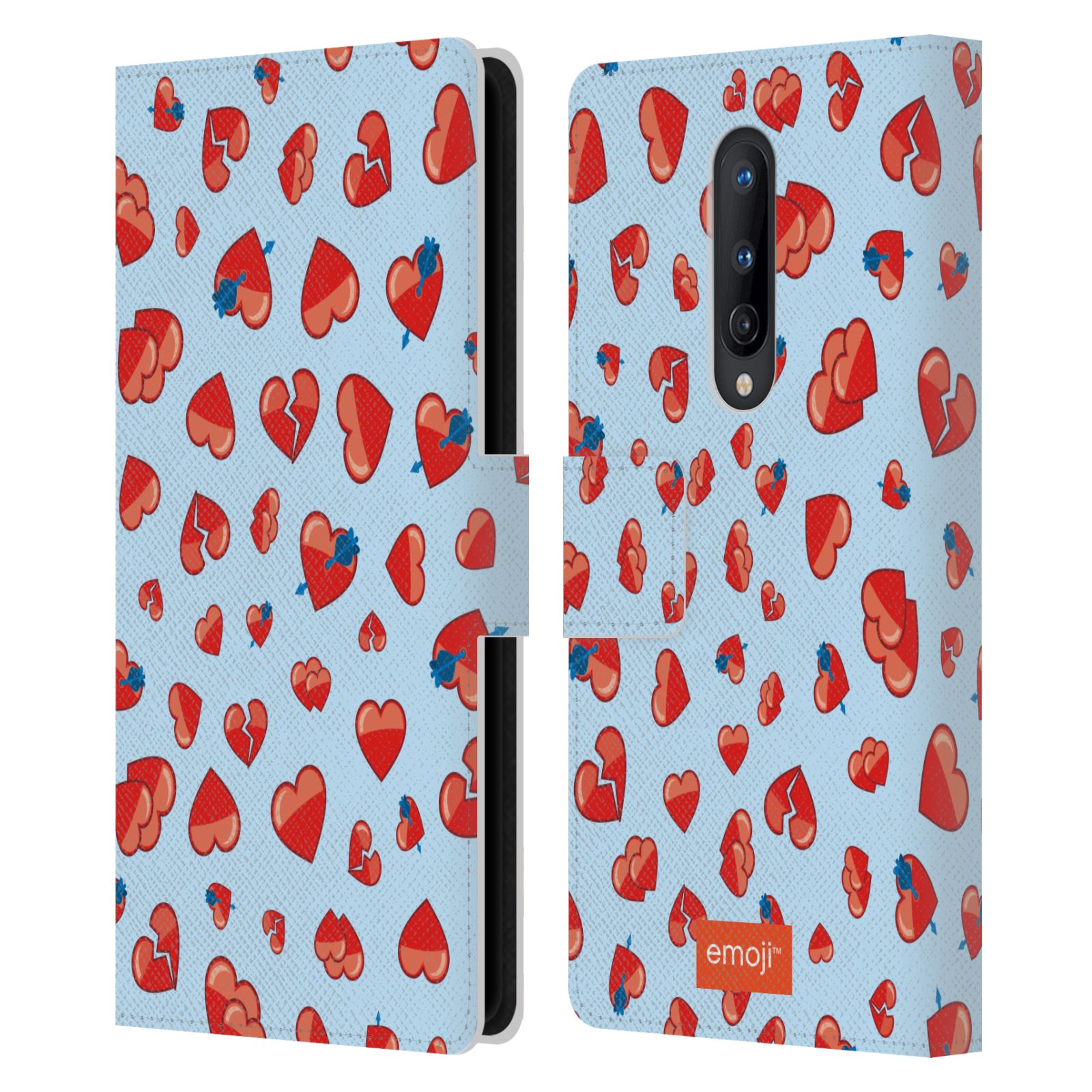 OFFICIAL emoji® PATTERNS 5 LEATHER BOOK WALLET CASE COVER FOR ONEPLUS PHONES - Picture 10 of 14