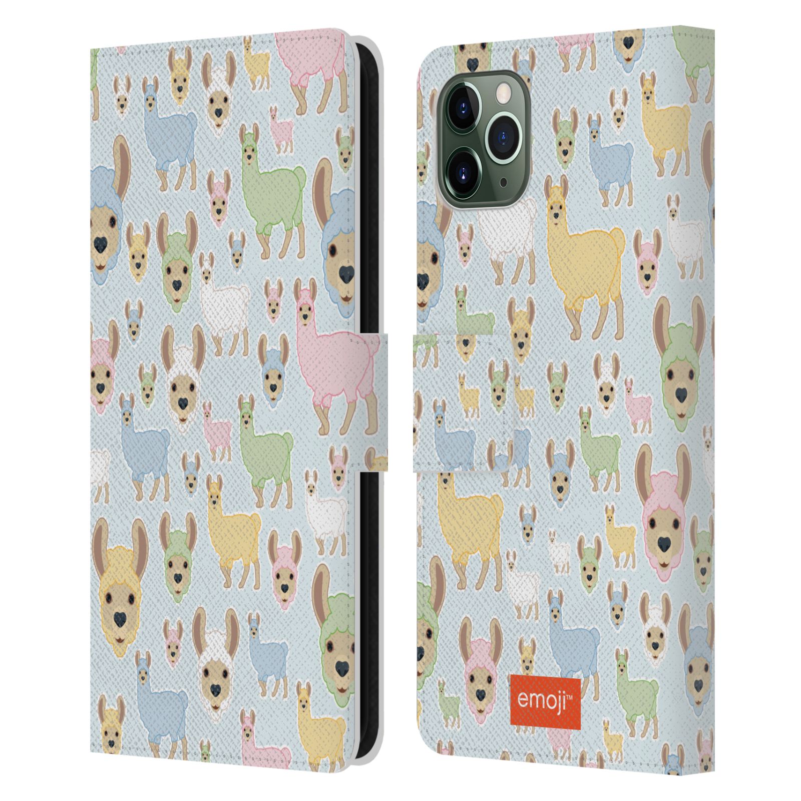 OFFICIAL emoji® PATTERNS 5 LEATHER BOOK WALLET CASE FOR APPLE iPHONE PHONES - Picture 11 of 14