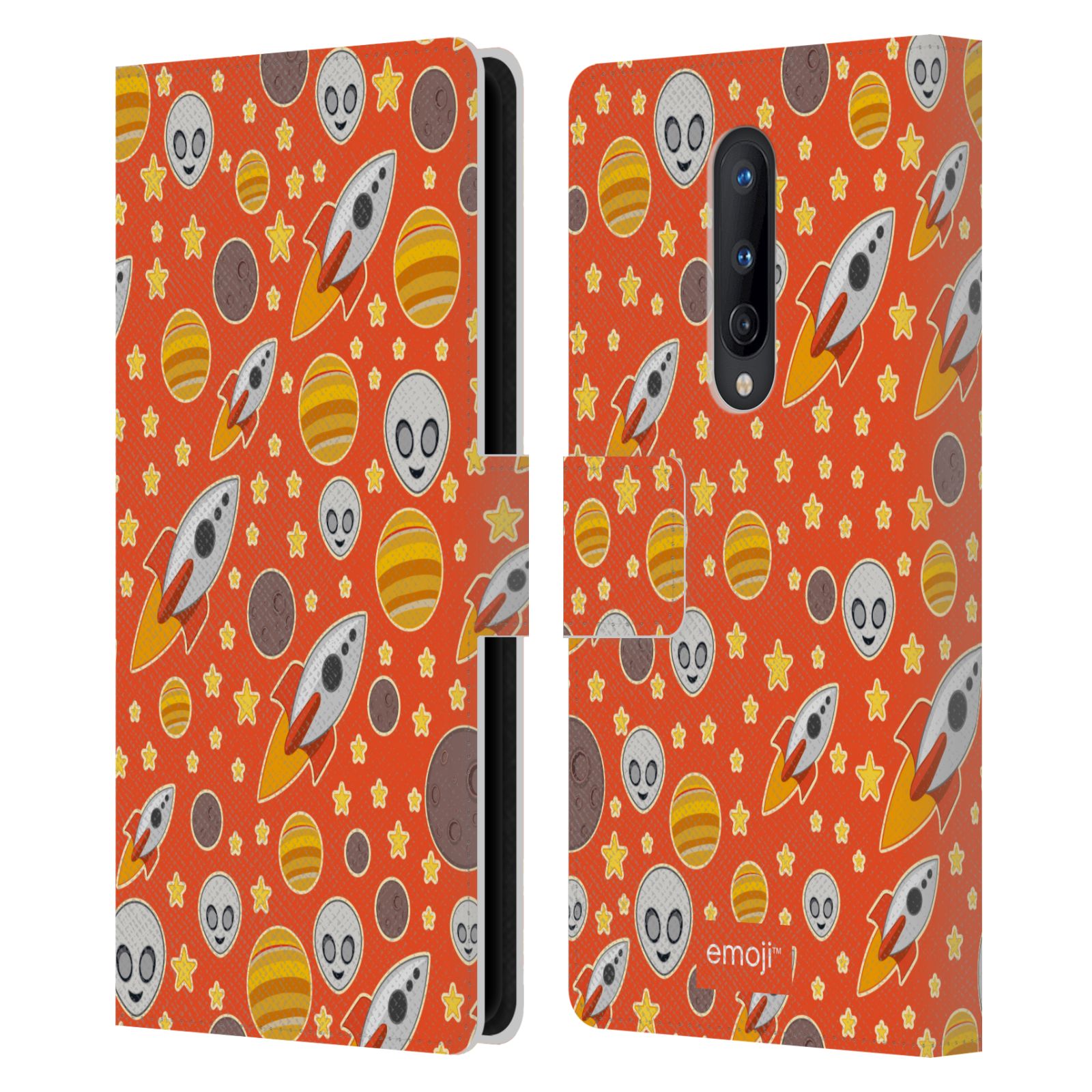 OFFICIAL emoji® PATTERNS 5 LEATHER BOOK WALLET CASE COVER FOR ONEPLUS PHONES - Picture 13 of 14