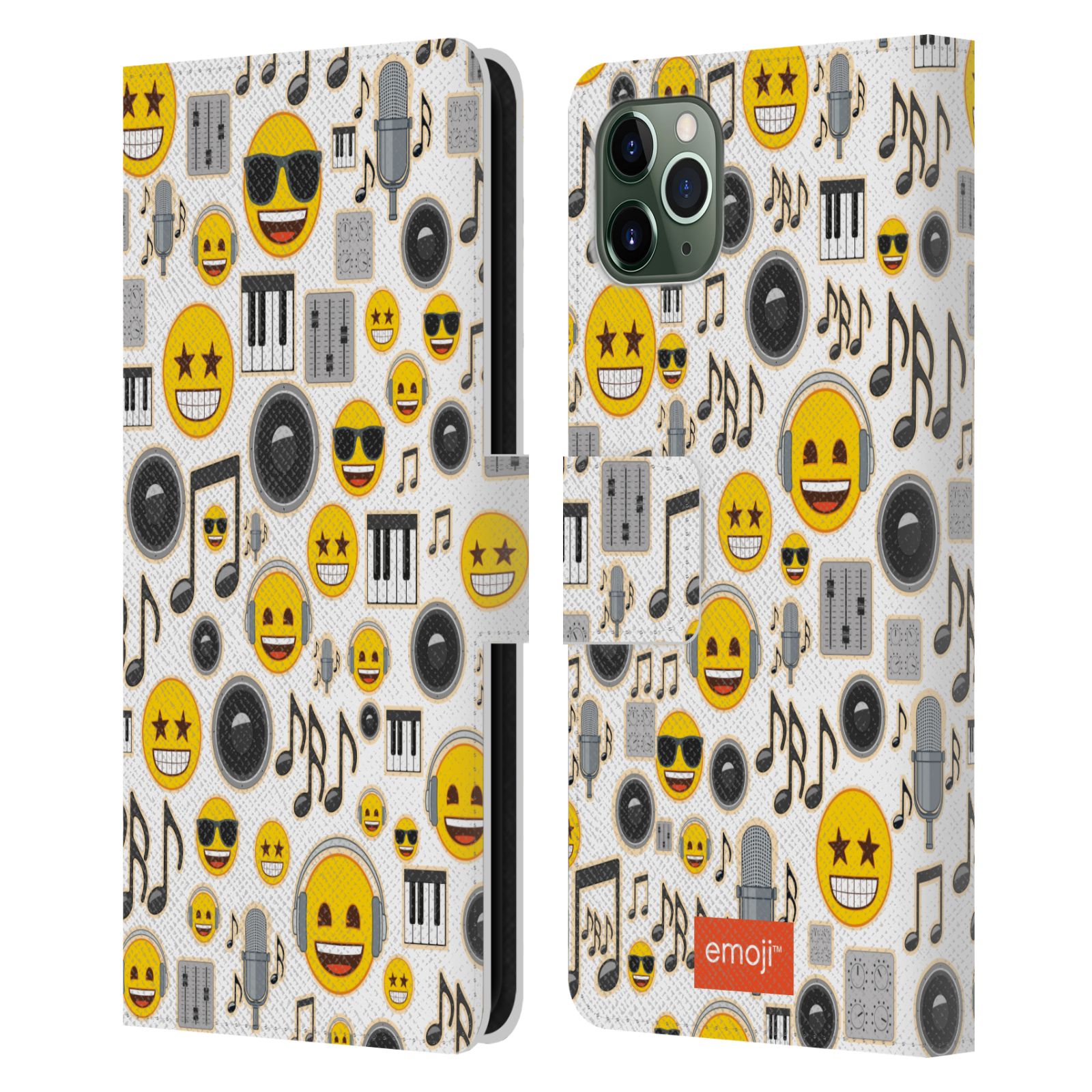 OFFICIAL emoji® PATTERNS 5 LEATHER BOOK WALLET CASE FOR APPLE iPHONE PHONES - Picture 14 of 14
