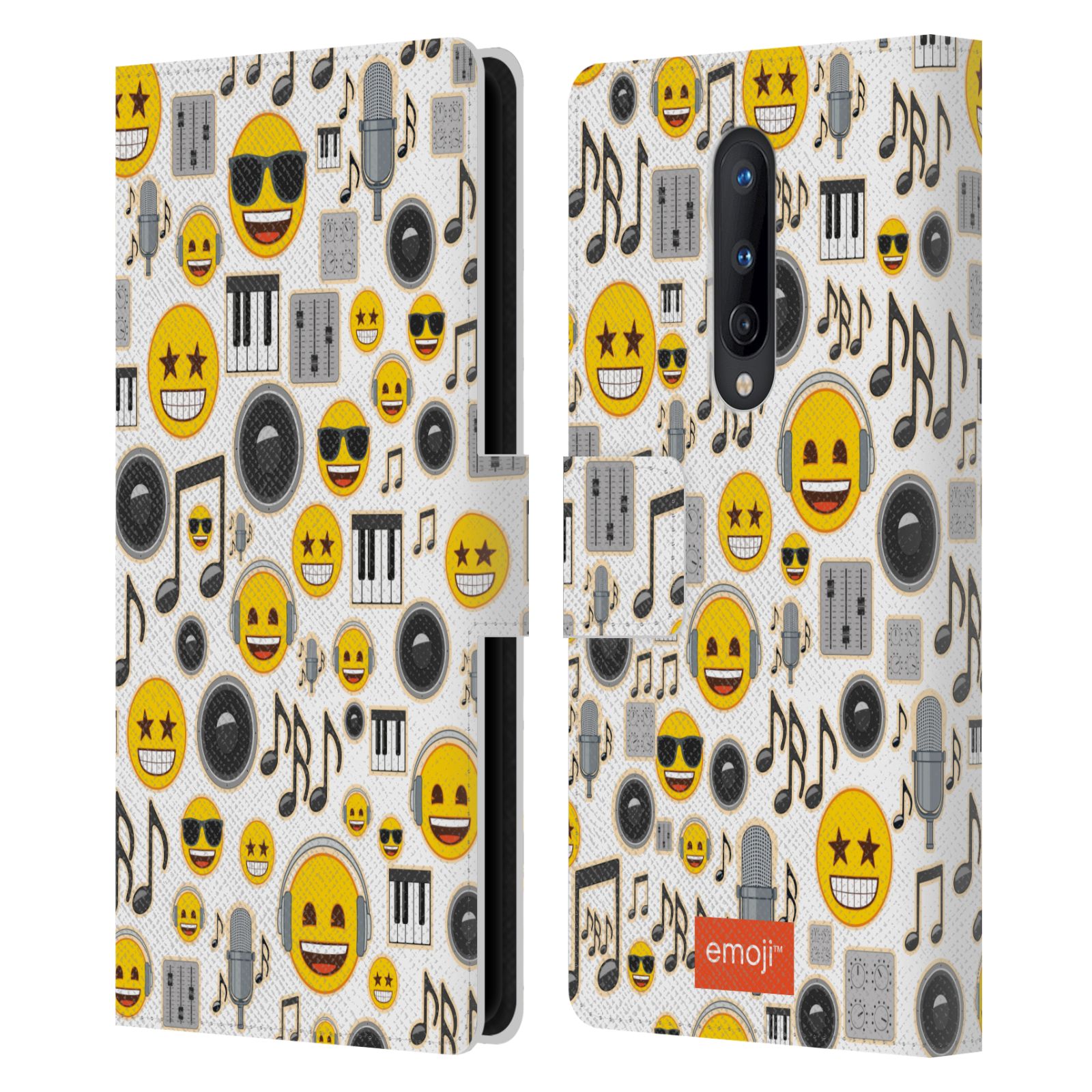 OFFICIAL emoji® PATTERNS 5 LEATHER BOOK WALLET CASE COVER FOR ONEPLUS PHONES - Picture 14 of 14