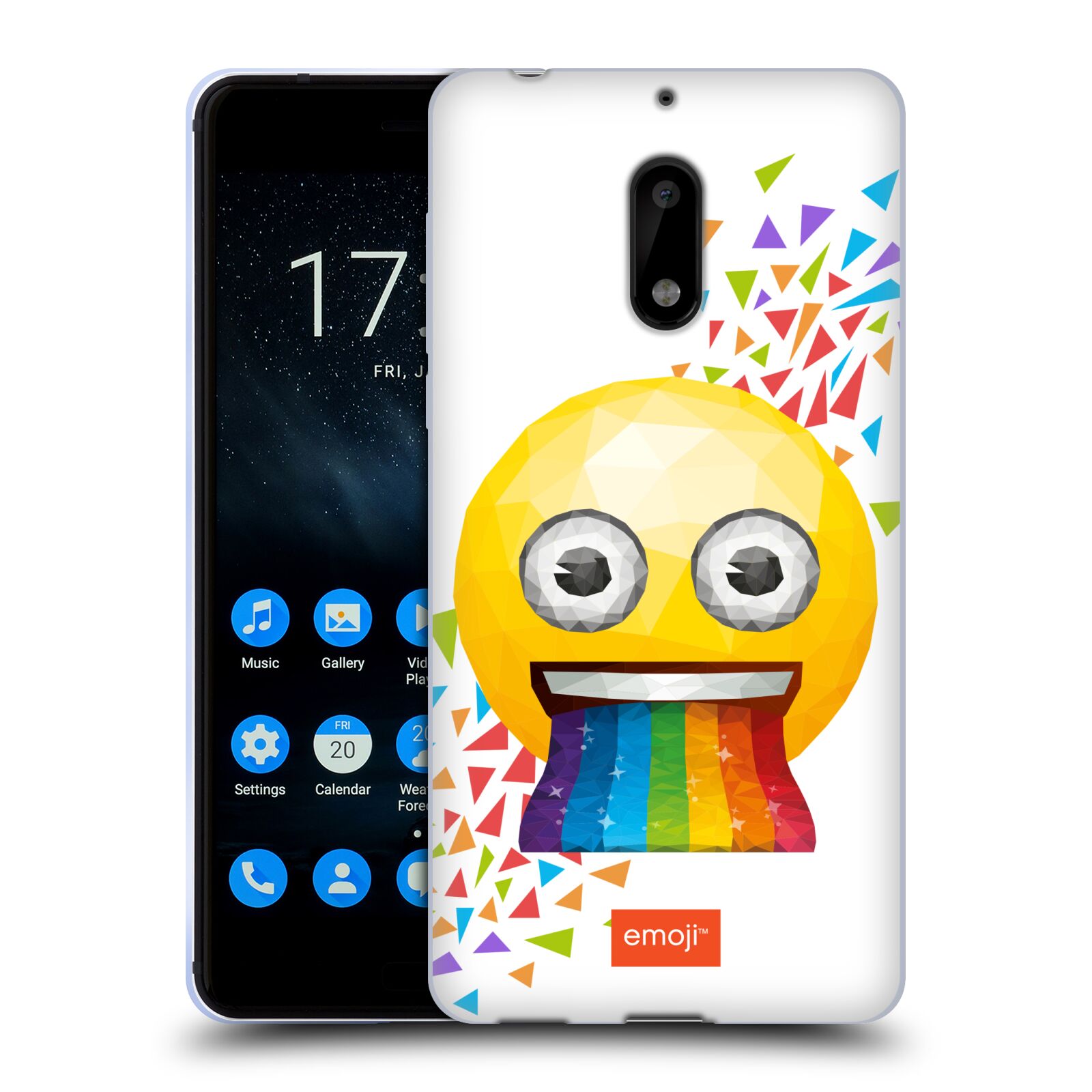 OFFICIAL emoji® POLYGON SOFT GEL CASE FOR NOKIA PHONES 1 - Picture 9 of 11
