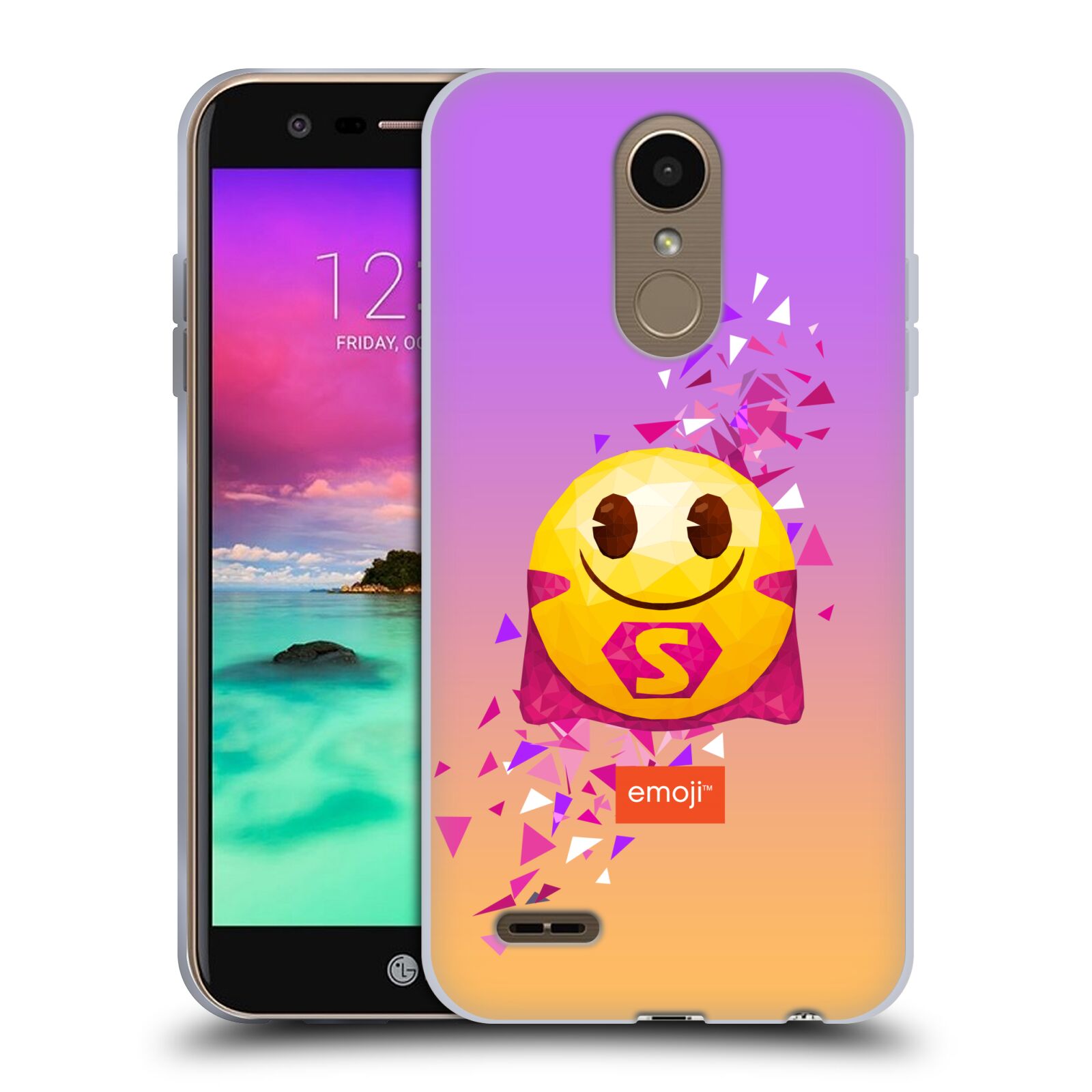 FUNDA OFICIAL emoji® POLYGON GEL SUAVE PARA TELÉFONOS LG 2 - Imagen 10 de 11