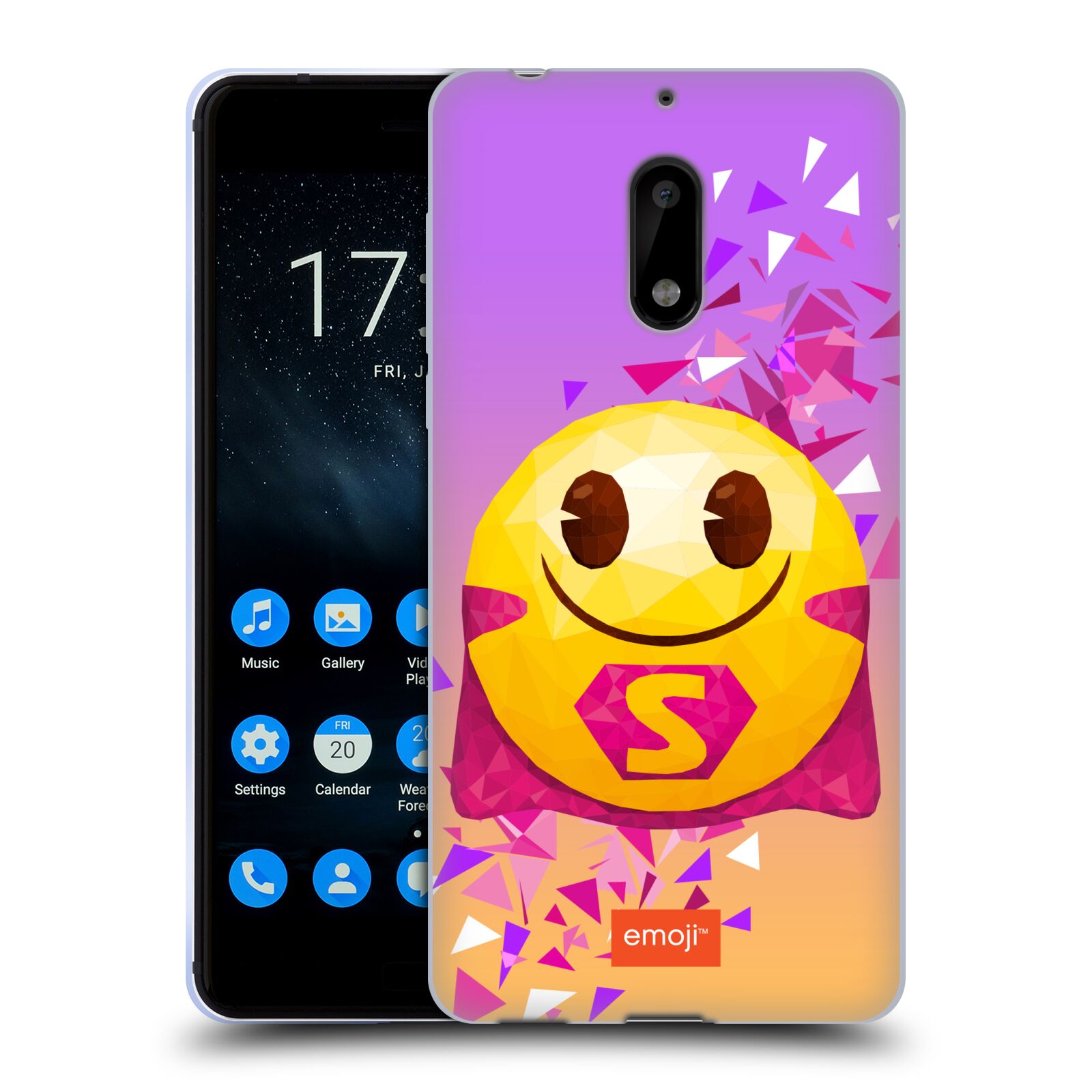 OFFICIAL emoji® POLYGON SOFT GEL CASE FOR NOKIA PHONES 1 - Picture 10 of 11
