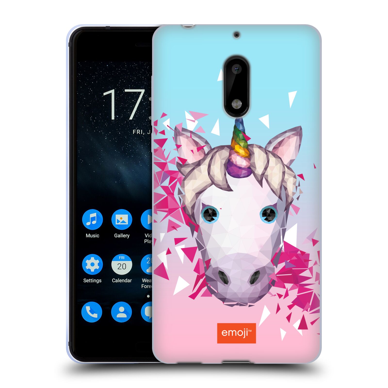 OFFICIAL emoji® POLYGON SOFT GEL CASE FOR NOKIA PHONES 1 - Picture 11 of 11