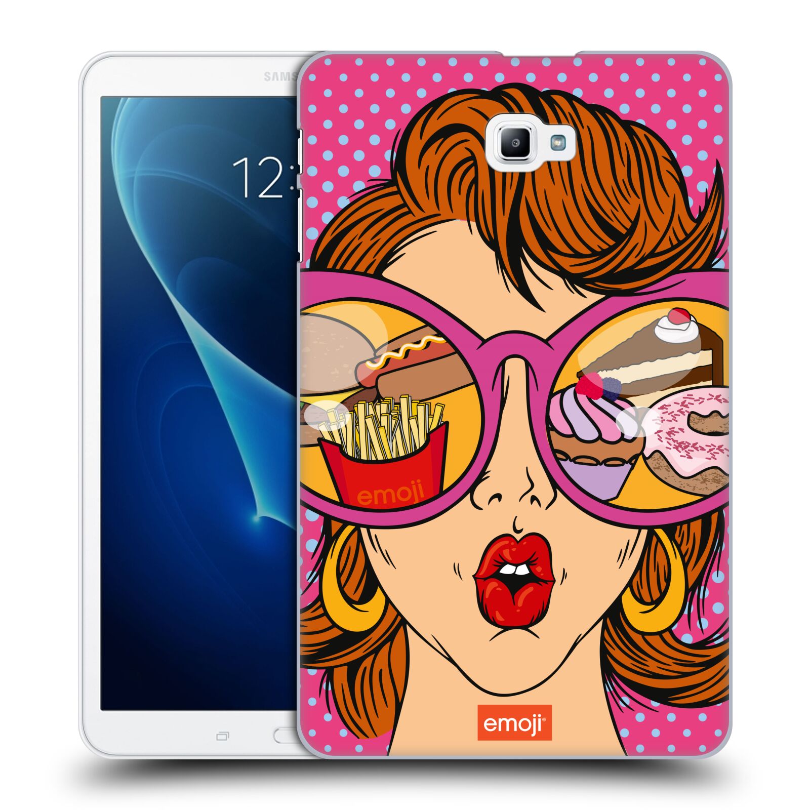 OFFICIAL emoji® POP ART HARD BACK CASE FOR SAMSUNG TABLETS 1 - Picture 8 of 11