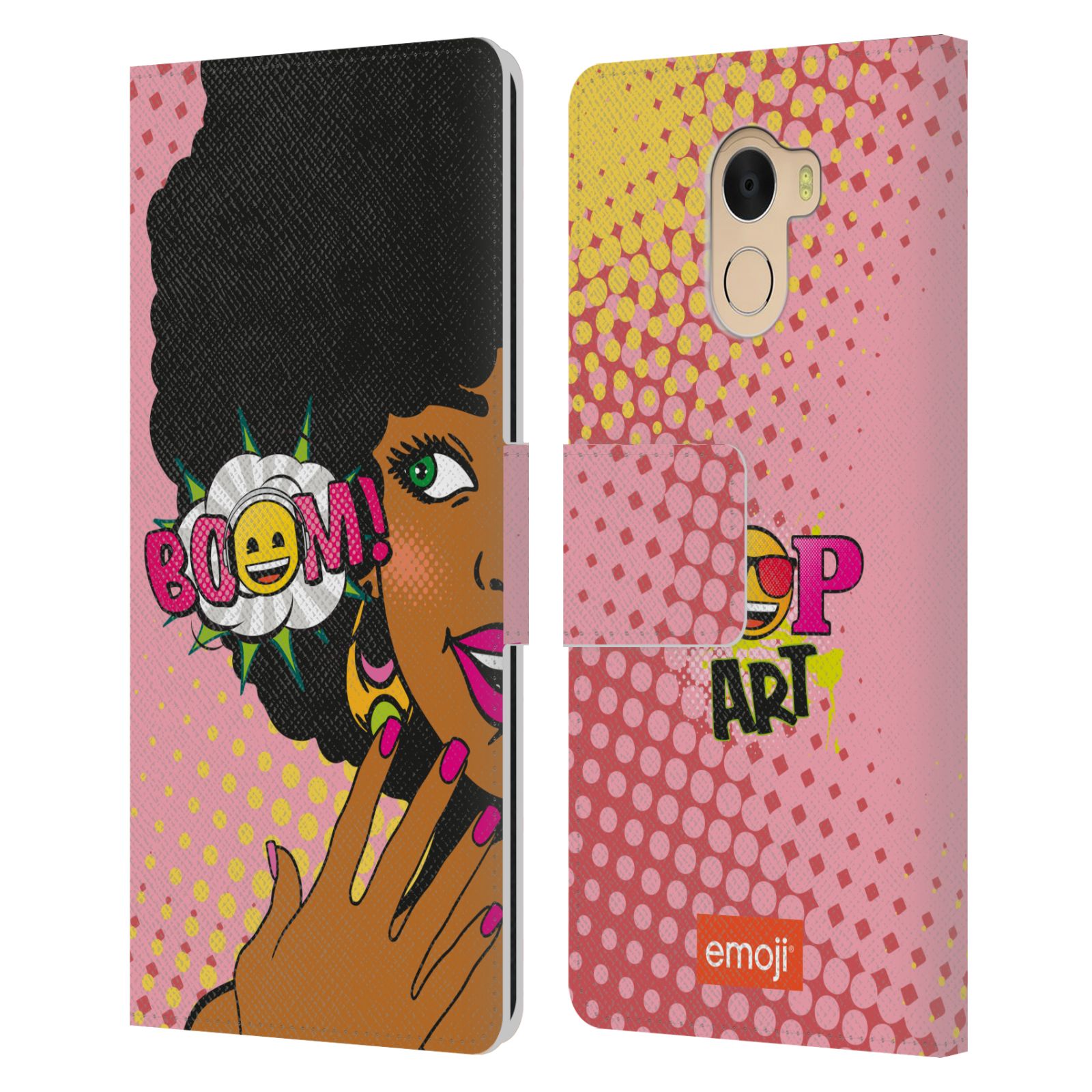 OFFICIAL emoji® POP ART LEATHER BOOK WALLET CASE COVER FOR WILEYFOX & ESSENTIAL - 第 7/11 張圖片
