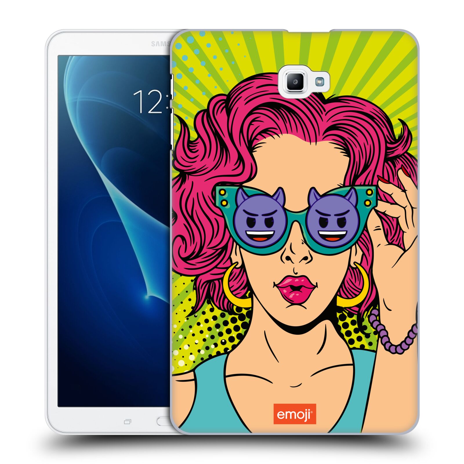 OFFICIAL emoji® POP ART HARD BACK CASE FOR SAMSUNG TABLETS 1 - Picture 11 of 11