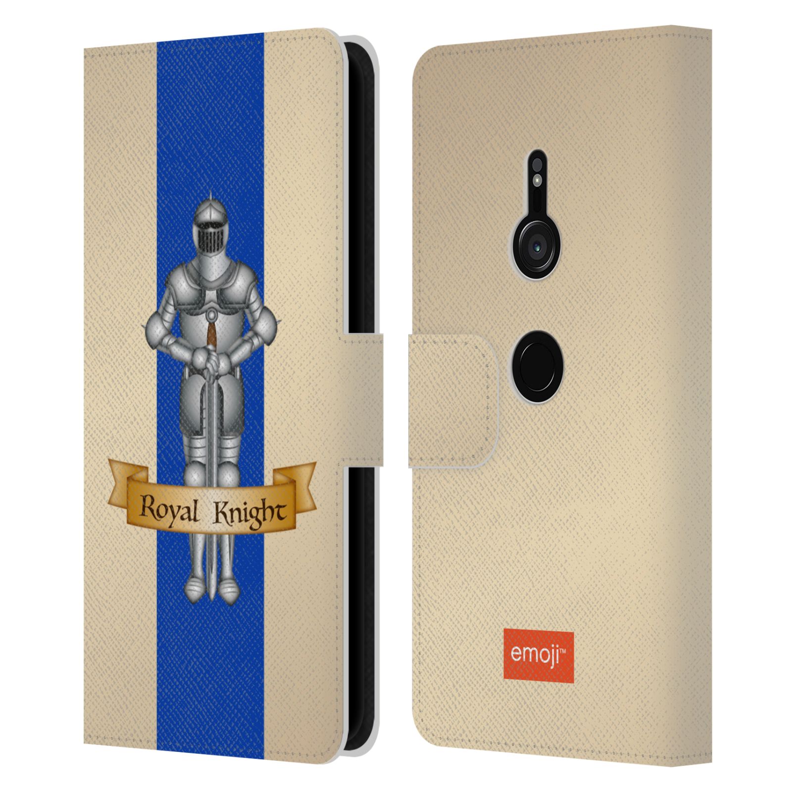 OFFICIAL emoji® ROYAL LEATHER BOOK CASE FOR SONY PHONES 1 - Picture 8 of 12