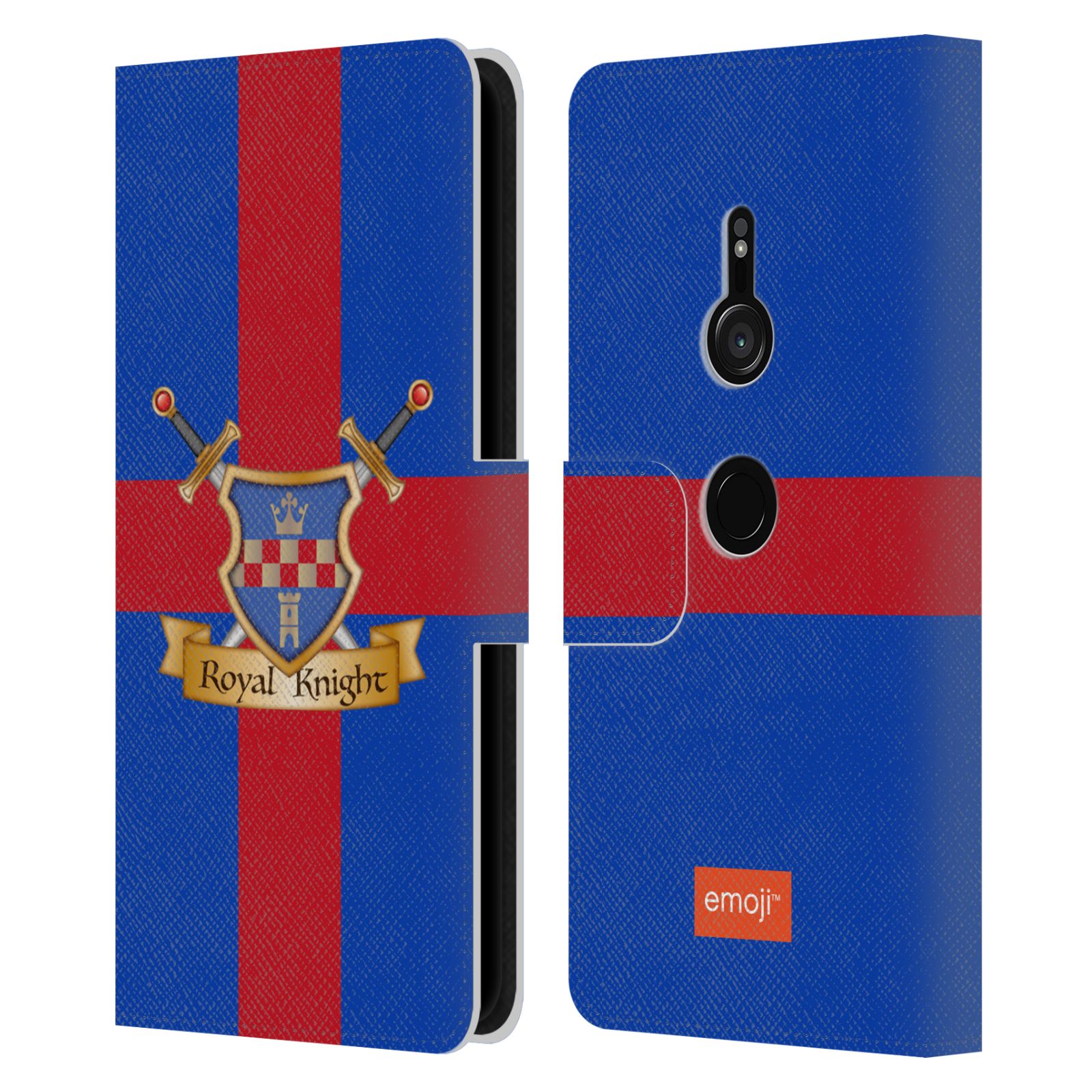 OFFICIAL emoji® ROYAL LEATHER BOOK CASE FOR SONY PHONES 1 - Picture 9 of 12