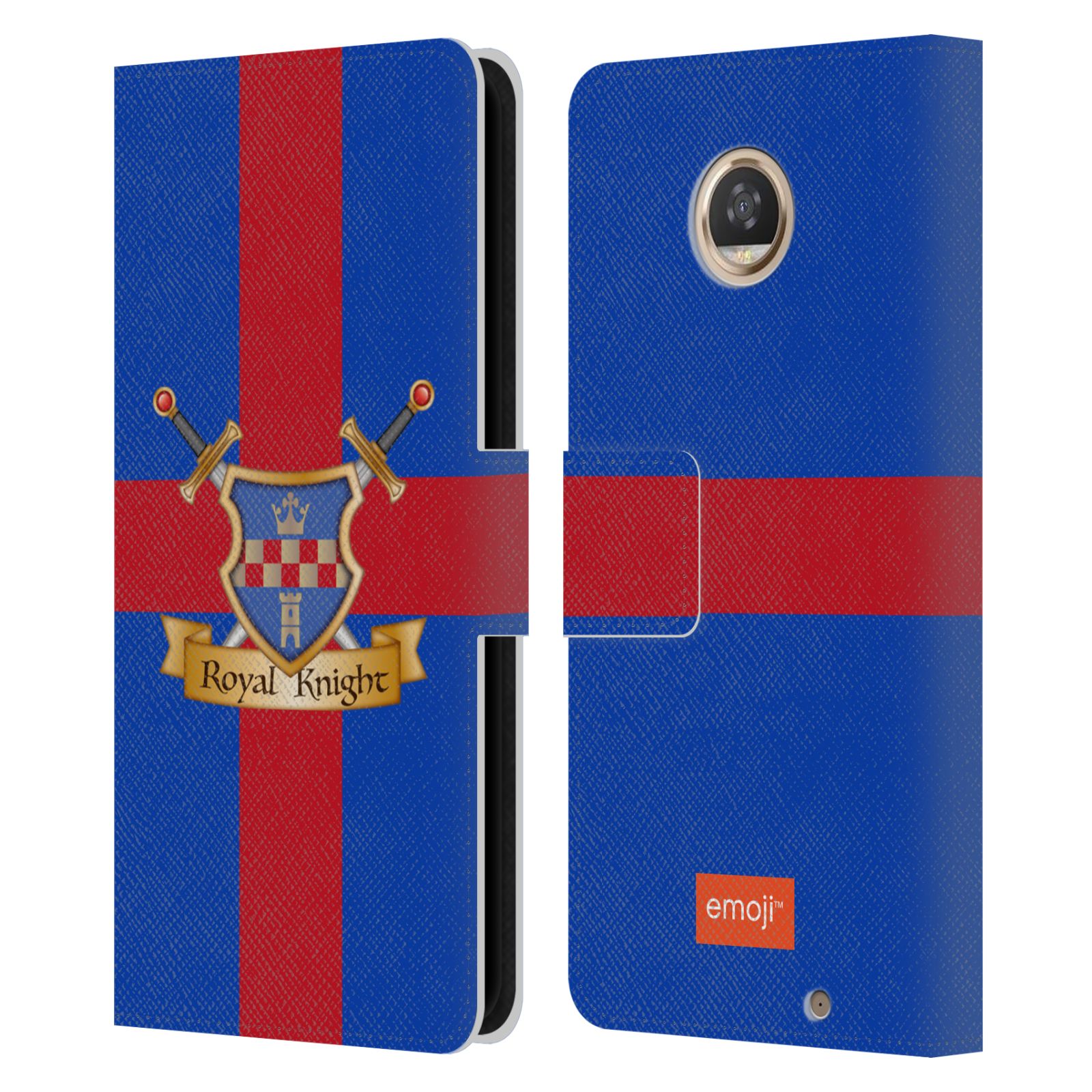 OFFICIAL emoji® ROYAL LEATHER BOOK CASE FOR MOTOROLA PHONES - Picture 9 of 12