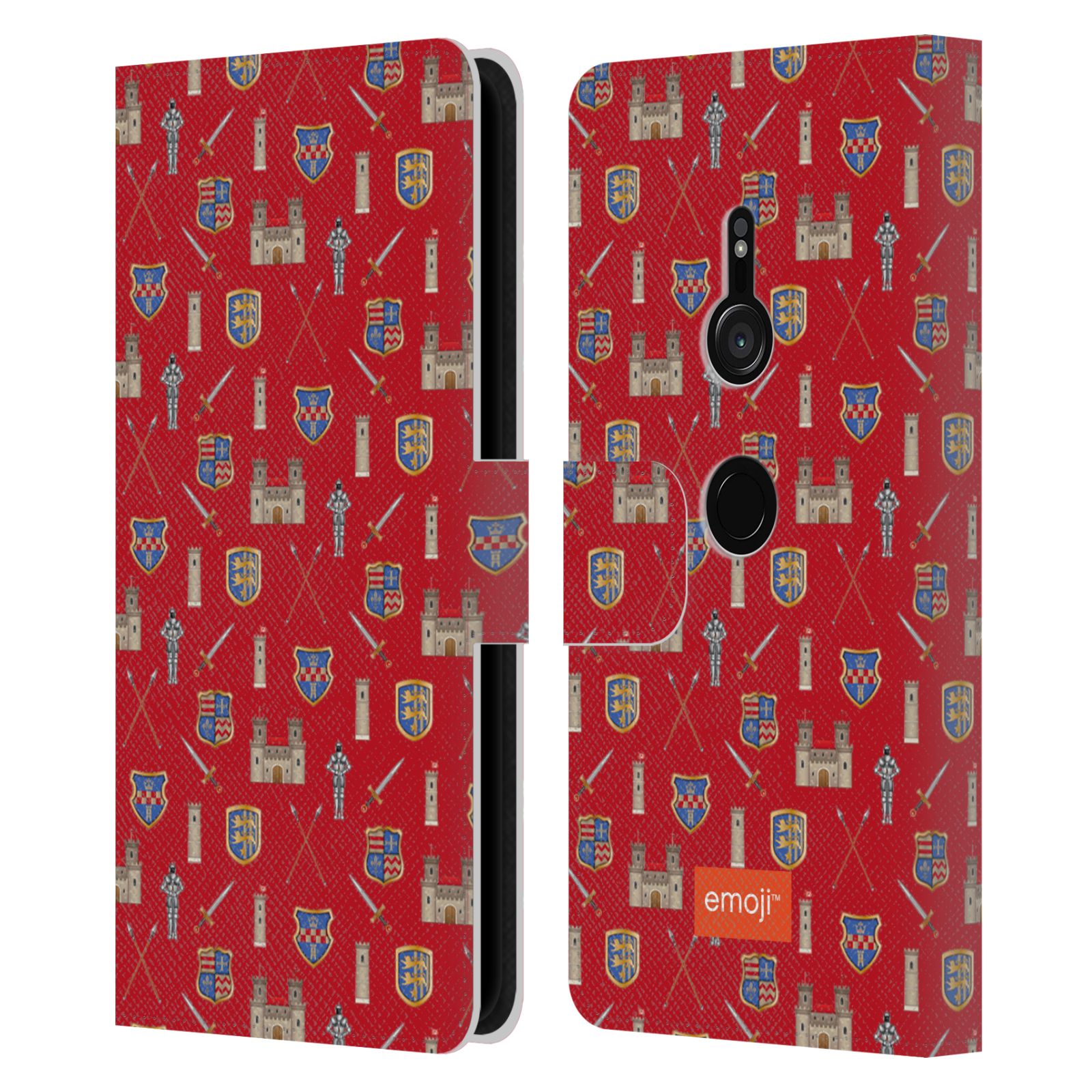 OFFICIAL emoji® ROYAL LEATHER BOOK CASE FOR SONY PHONES 1 - Picture 10 of 12