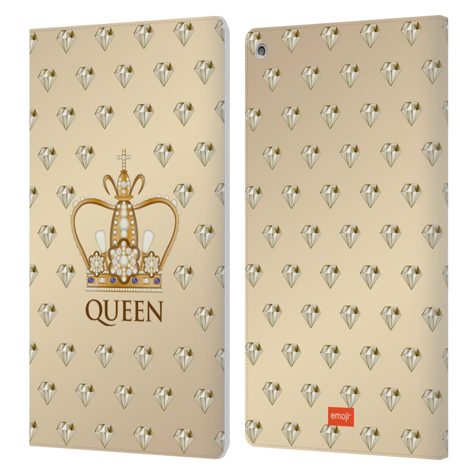 OFFICIAL emoji® ROYAL LEATHER BOOK WALLET CASE FOR AMAZON FIRE - Picture 12 of 12