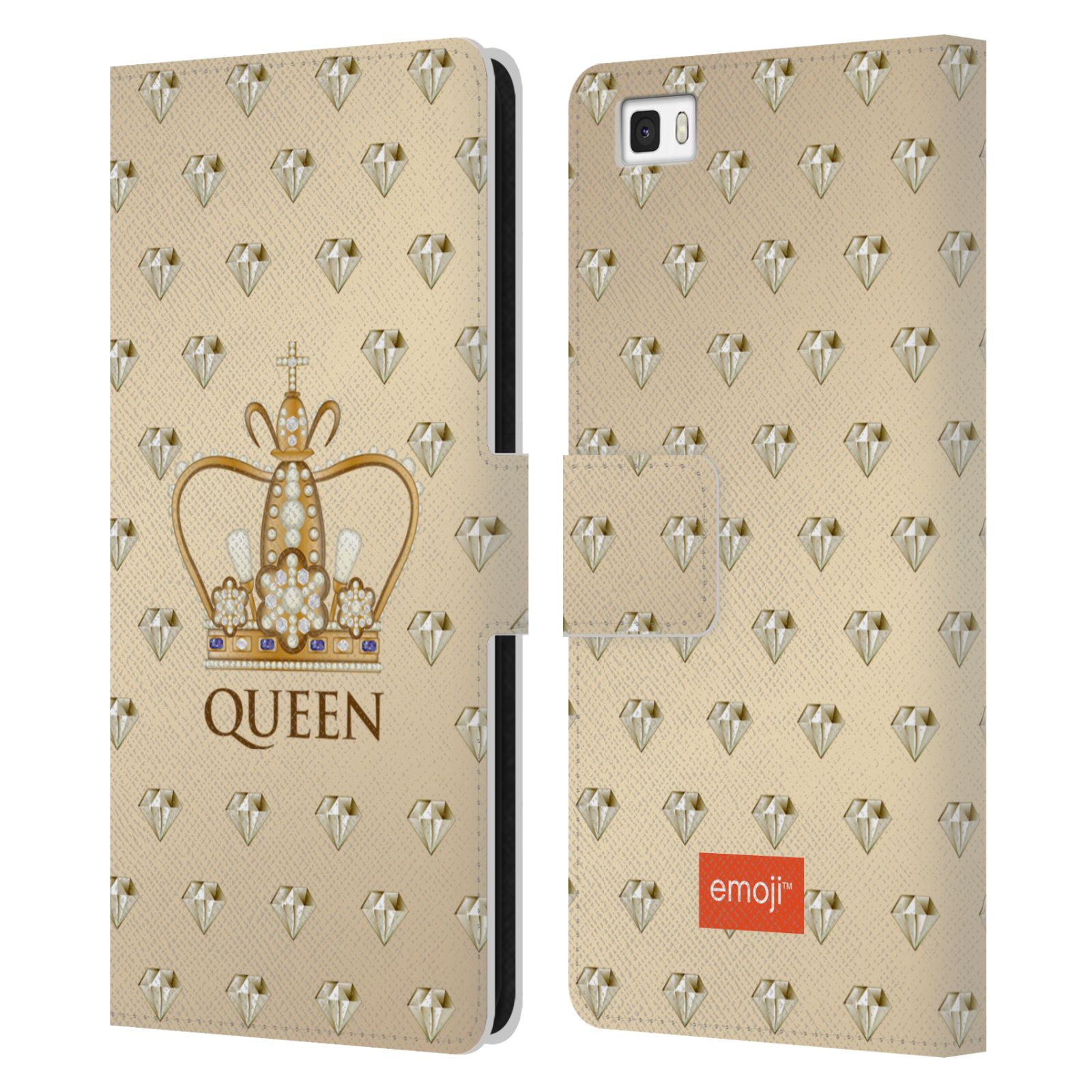 FUNDA BILLETERA OFICIAL EMOJI® ROYAL CUERO LIBRO PARA TELÉFONOS HUAWEI 2 - Imagen 7 de 7