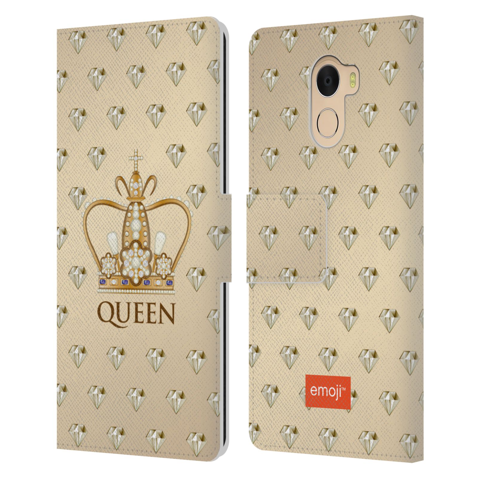 FUNDA BILLETERA OFICIAL EMOJI® CUERO REAL LIBRO PARA WILEYFOX & ESENCIAL - Imagen 7 de 7