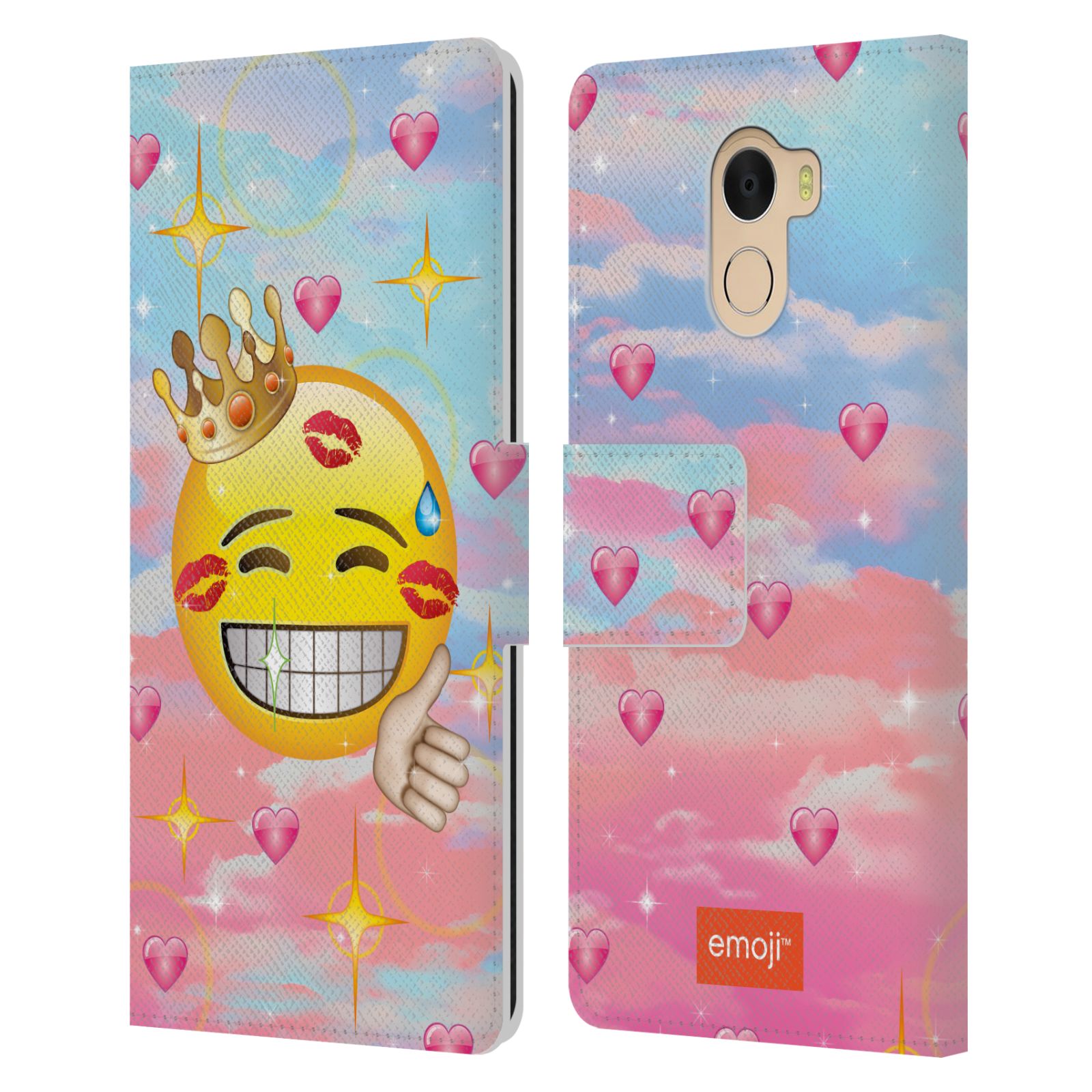 OFFICIAL emoji® SMILEYS LEATHER BOOK WALLET CASE COVER FOR WILEYFOX & ESSENTIAL - 第 10/16 張圖片