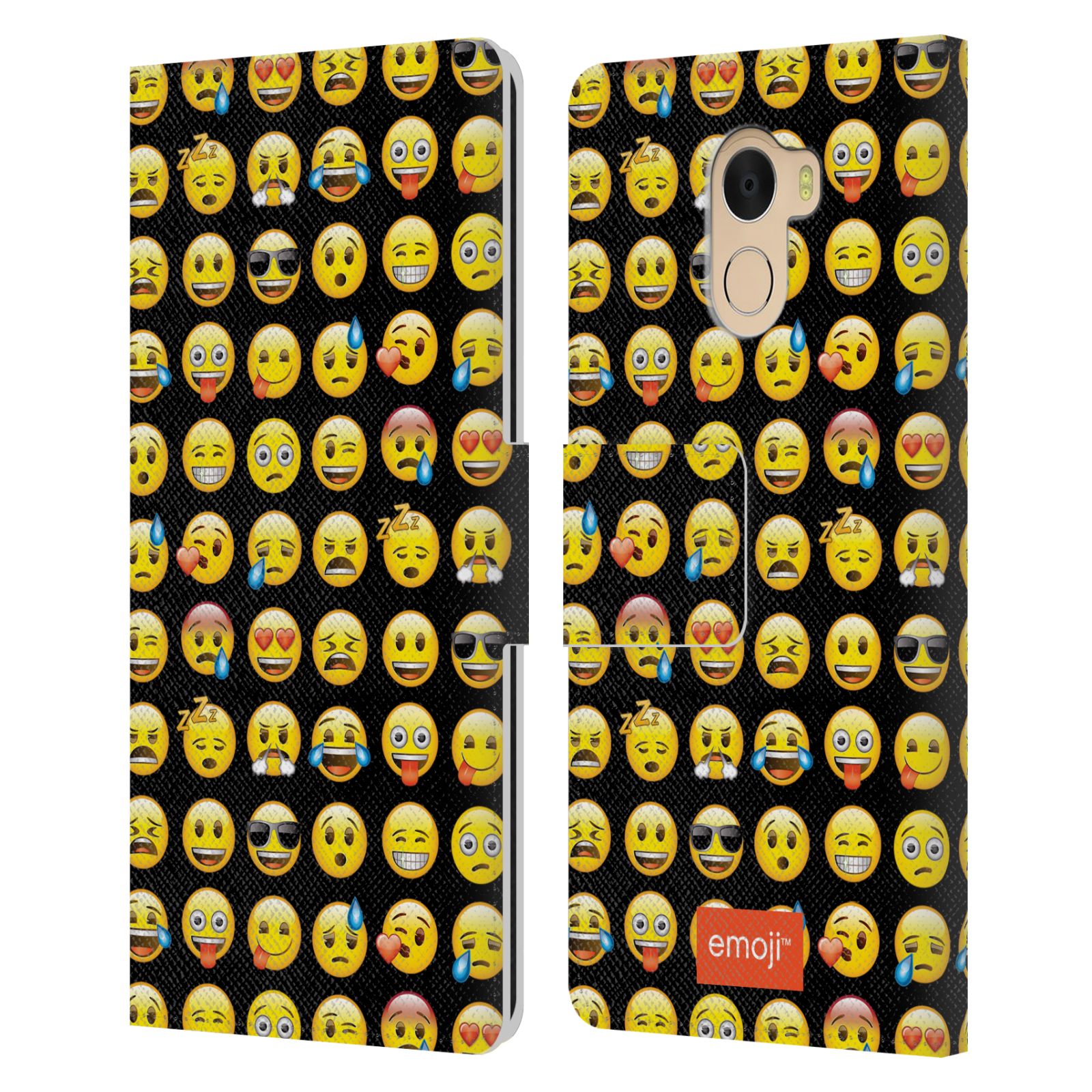 OFFICIAL emoji® SMILEYS LEATHER BOOK WALLET CASE COVER FOR WILEYFOX & ESSENTIAL - 第 12/16 張圖片