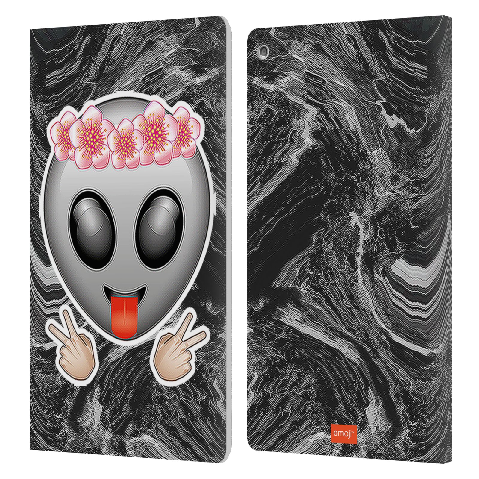 OFFICIAL emoji® SOLOS LEATHER BOOK WALLET CASE COVER FOR AMAZON FIRE - Picture 7 of 16