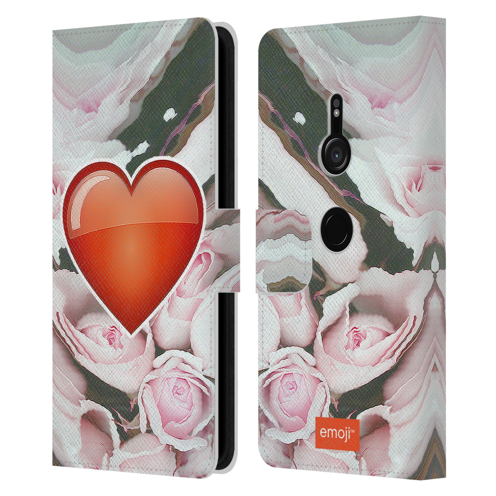 OFFICIAL emoji® SOLOS LEATHER BOOK CASE FOR SONY PHONES 1 - Picture 8 of 16