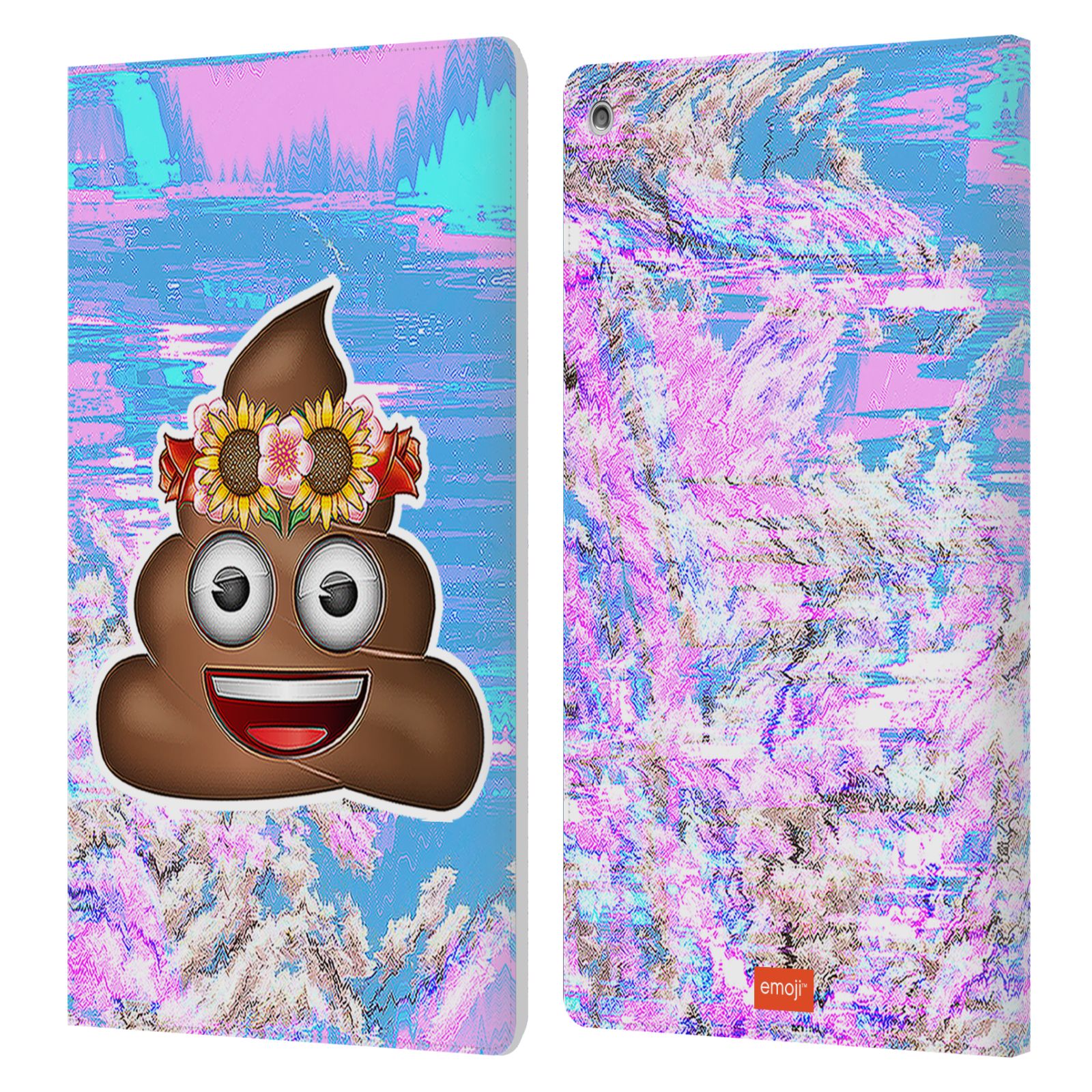 OFFICIAL emoji® SOLOS LEATHER BOOK WALLET CASE COVER FOR AMAZON FIRE - Picture 12 of 16