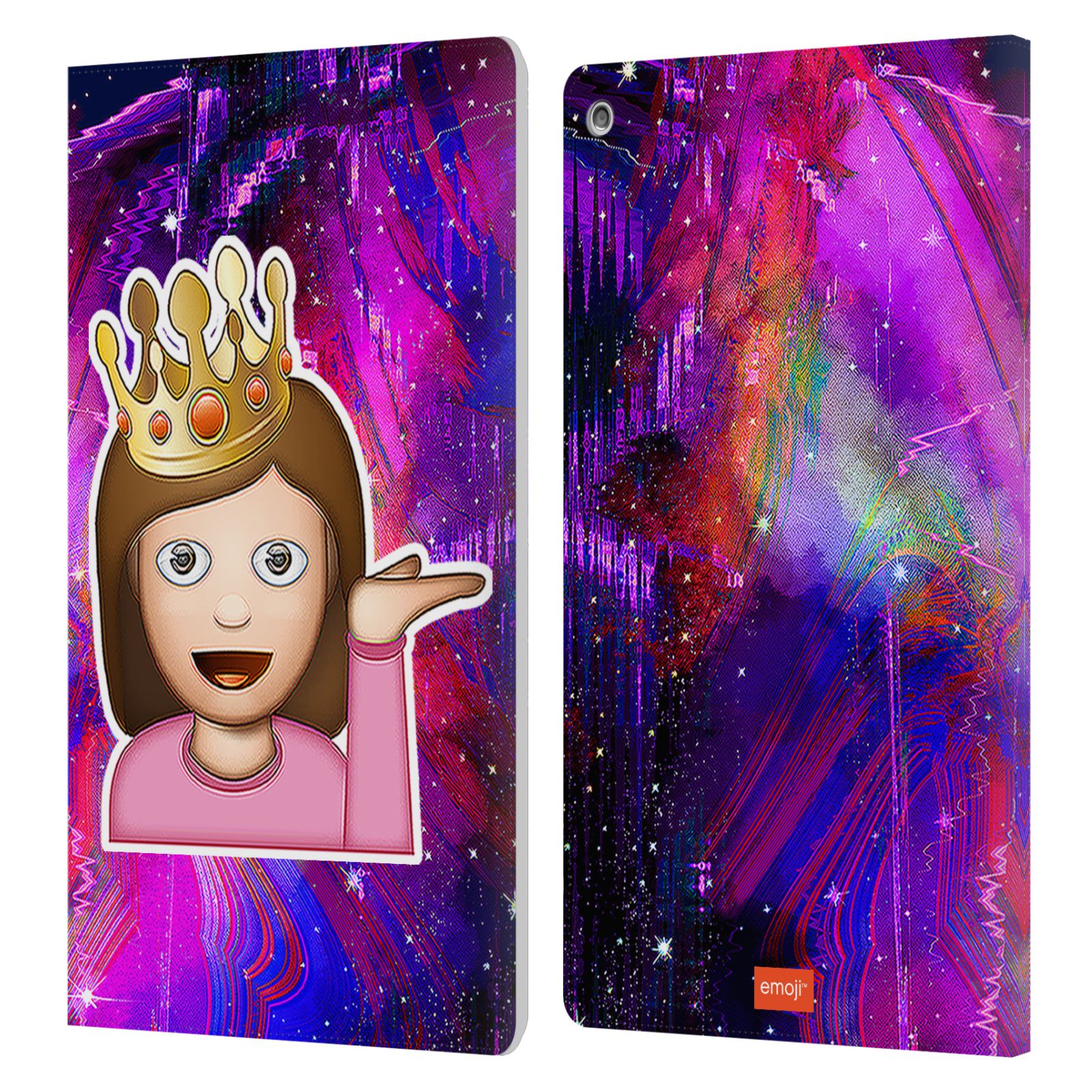 OFFICIAL emoji® SOLOS LEATHER BOOK WALLET CASE COVER FOR AMAZON FIRE - Picture 13 of 16