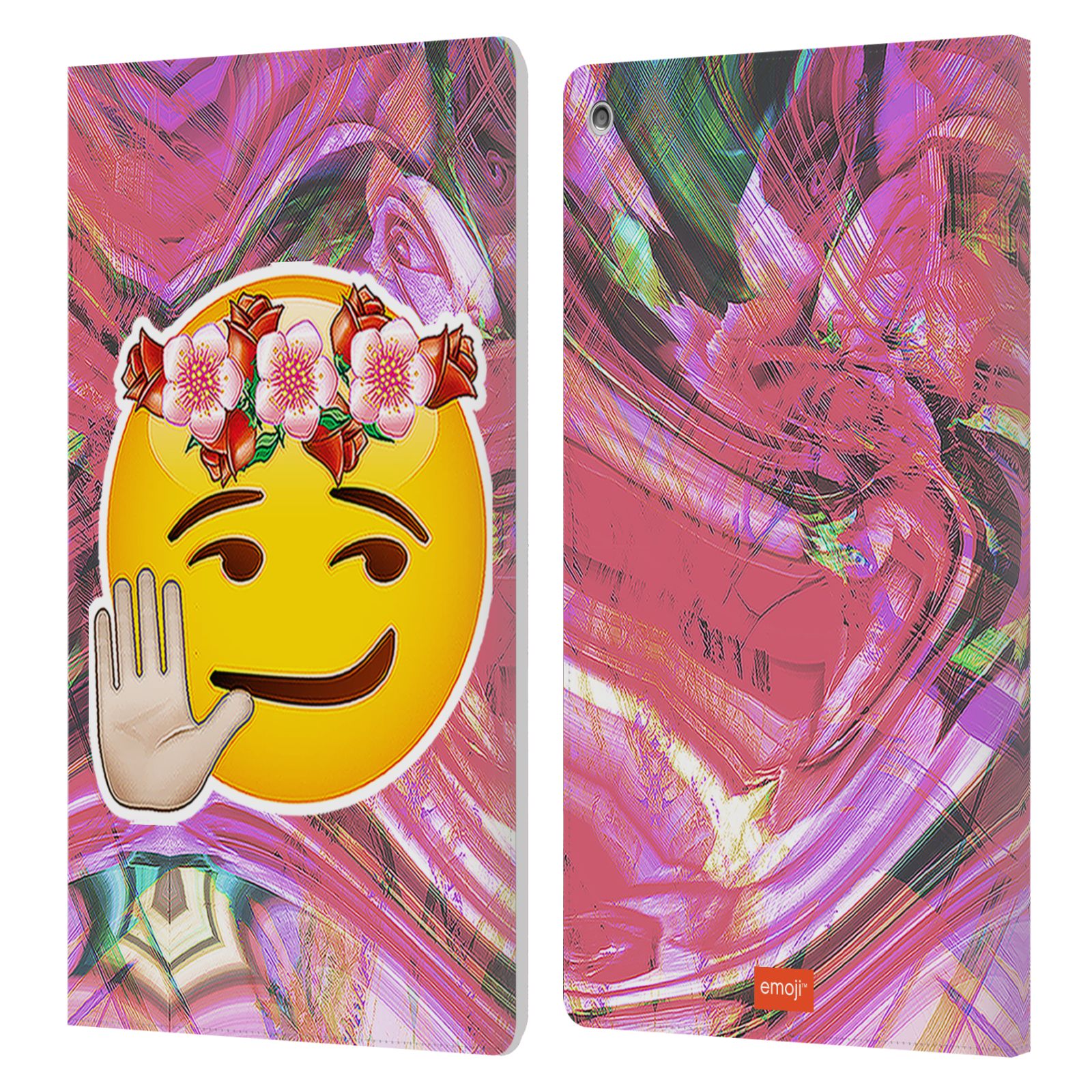 OFFICIAL emoji® SOLOS LEATHER BOOK WALLET CASE COVER FOR AMAZON FIRE - Picture 14 of 16