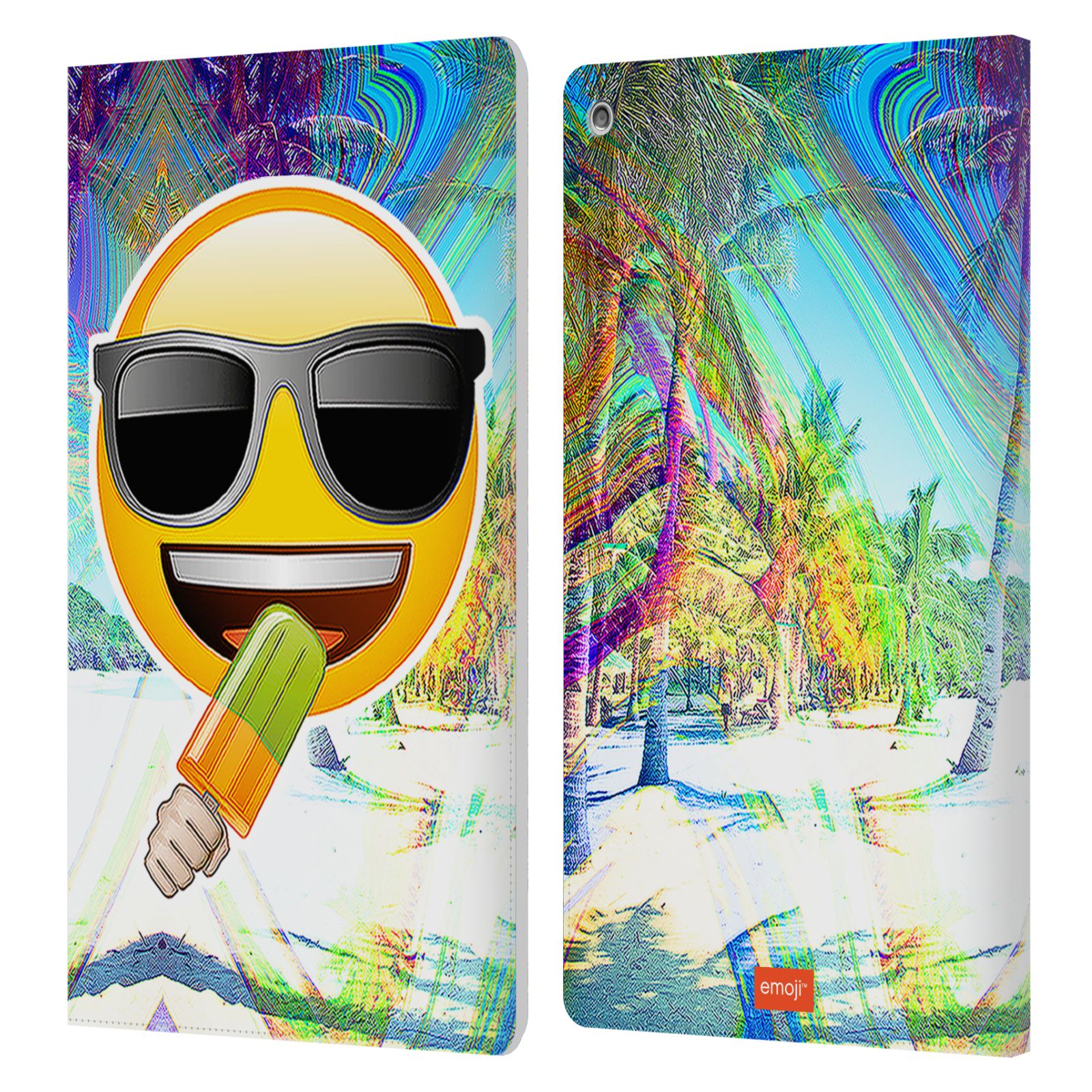 OFFICIAL emoji® SOLOS LEATHER BOOK WALLET CASE COVER FOR AMAZON FIRE - Picture 15 of 16