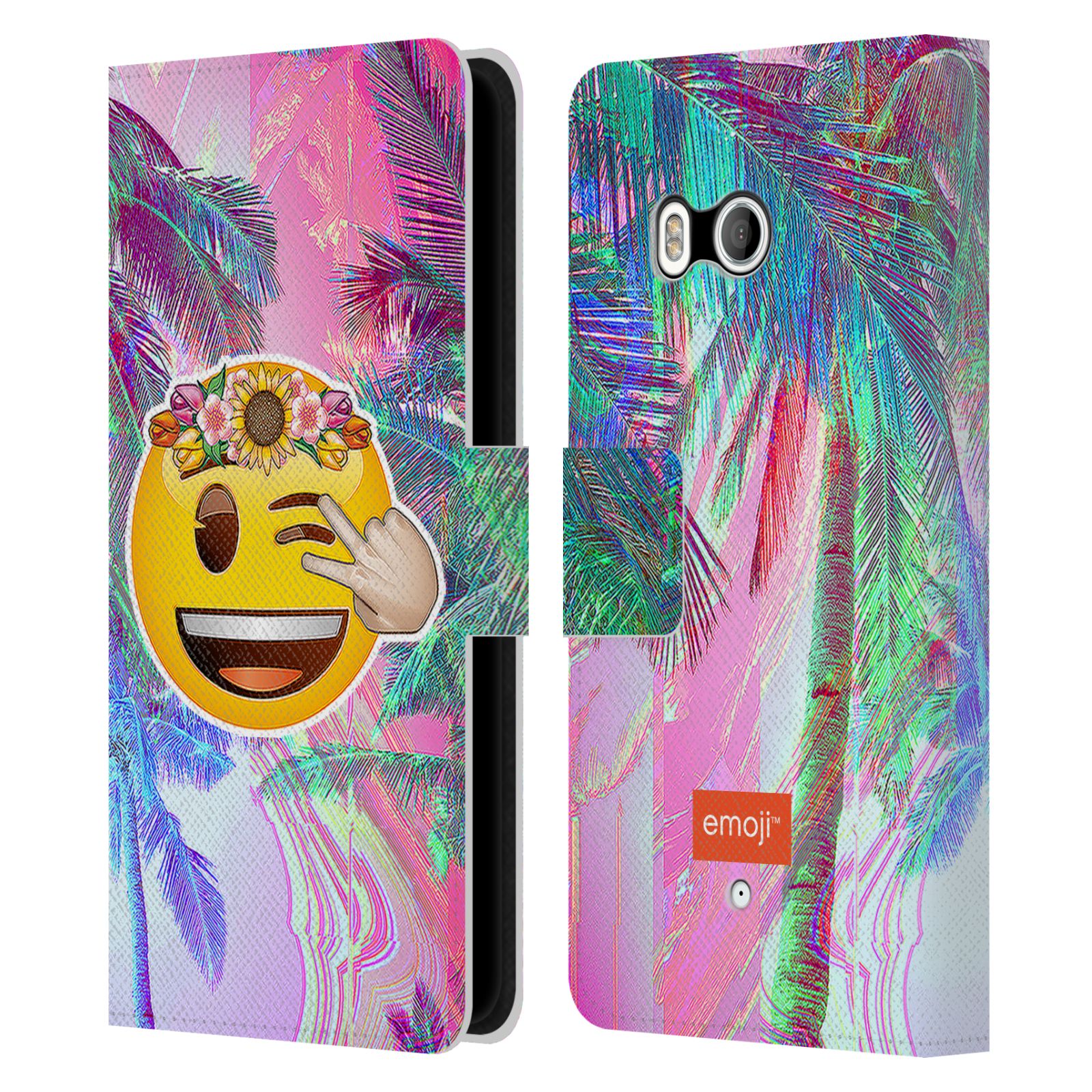 OFFICIAL emoji® SOLOS LEATHER BOOK WALLET CASE FOR HTC PHONES 1 - Picture 7 of 7
