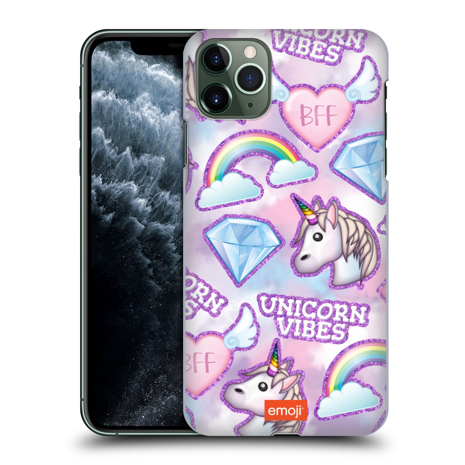 OFFICIAL emoji® SPARKLES AND PASTELS BACK CASE FOR GOOGLE PHONES - Picture 12 of 17