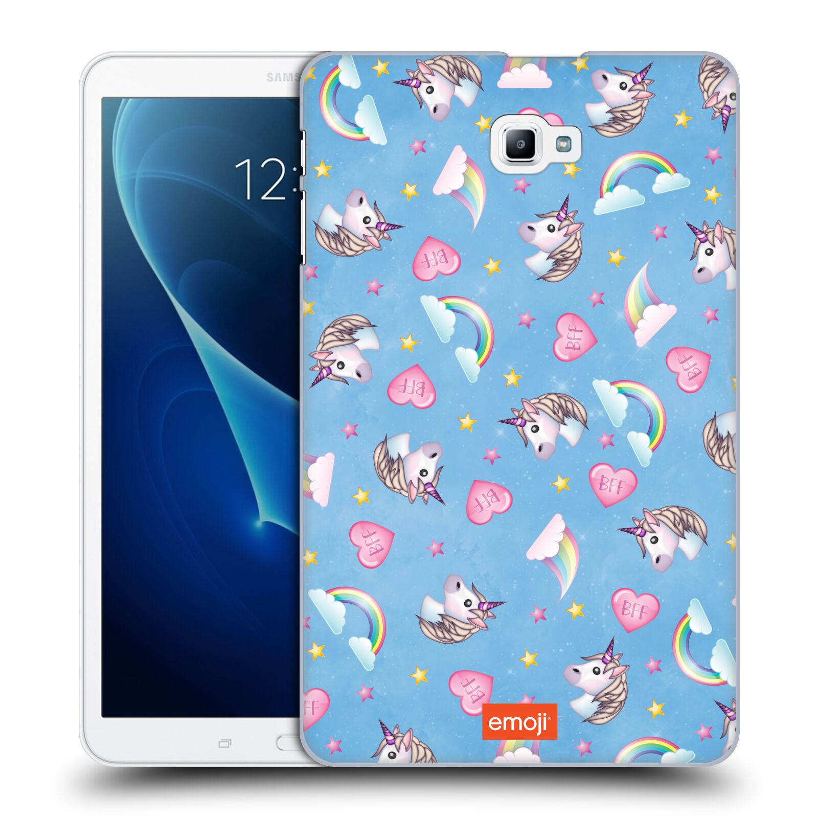 OFFICIAL emoji® SPARKLES AND PASTELS HARD BACK CASE FOR SAMSUNG TABLETS 1 - Picture 15 of 16