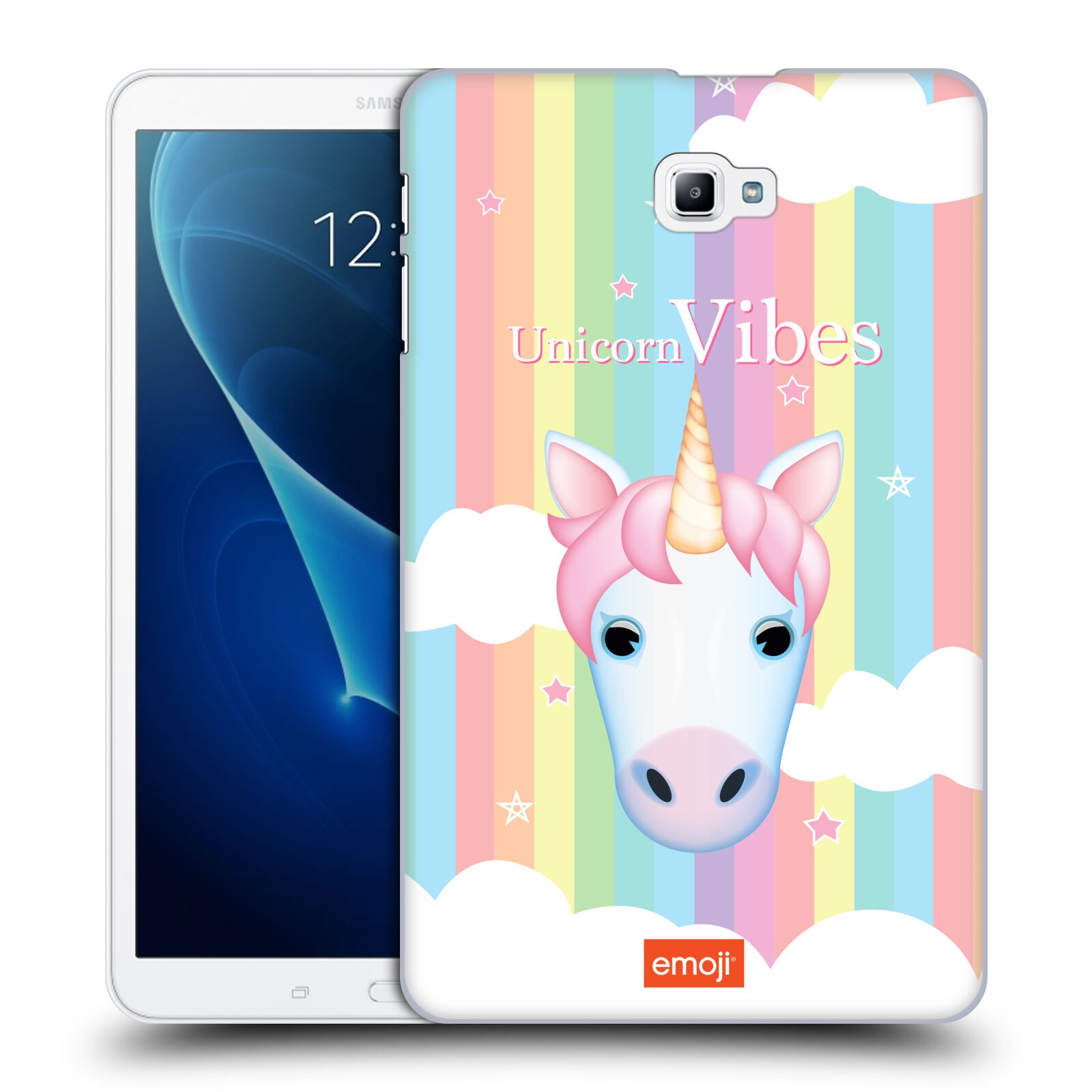 OFFICIAL emoji® SPARKLES AND PASTELS HARD BACK CASE FOR SAMSUNG TABLETS 1 - Picture 16 of 16