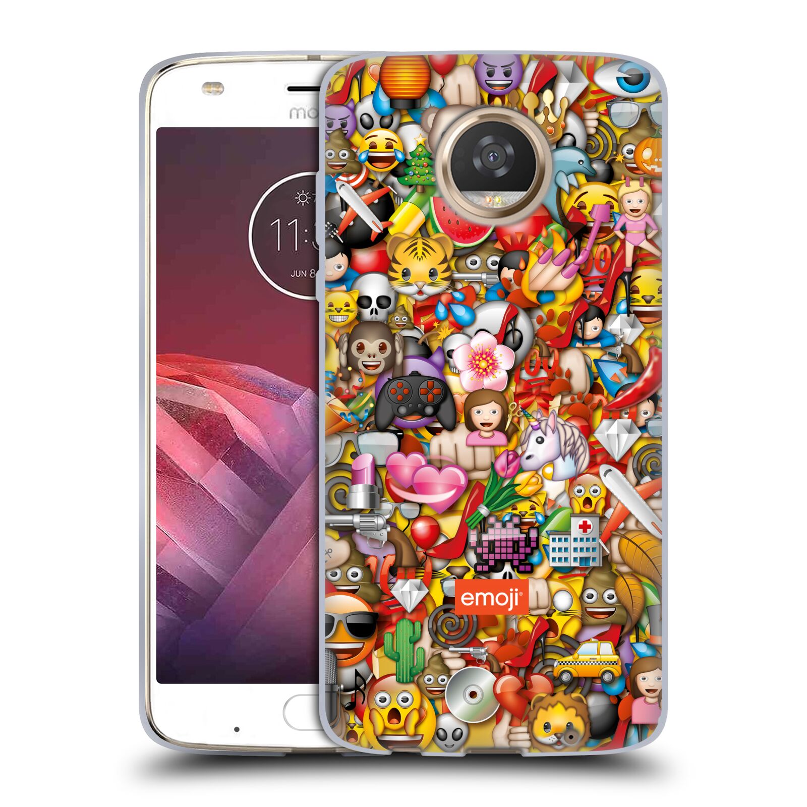 OFFICIAL emoji® TRENDY SOFT GEL CASE FOR MOTOROLA PHONES - Picture 9 of 15