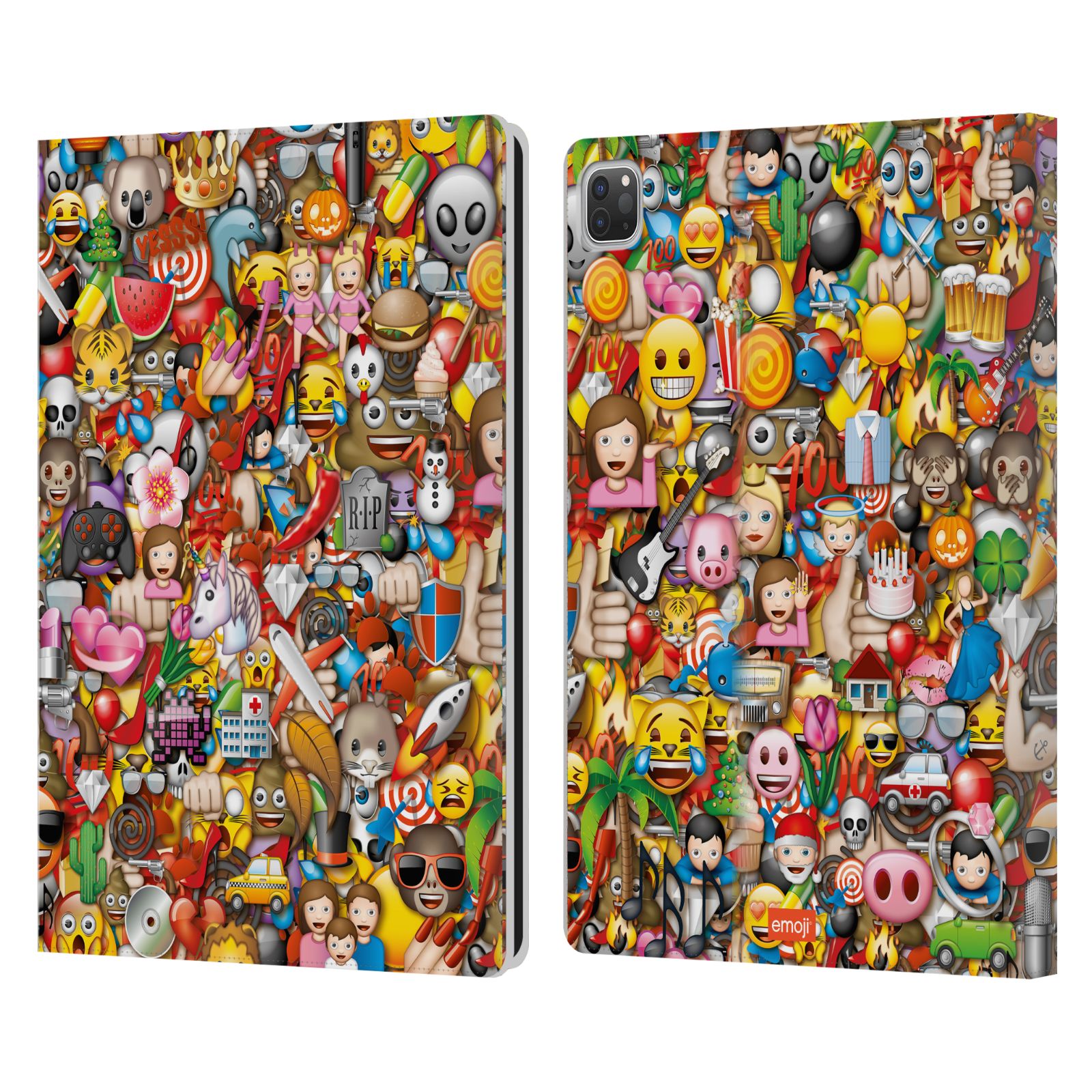 OFFICIAL emoji® TRENDY LEATHER BOOK WALLET CASE COVER FOR APPLE iPAD - Picture 8 of 14