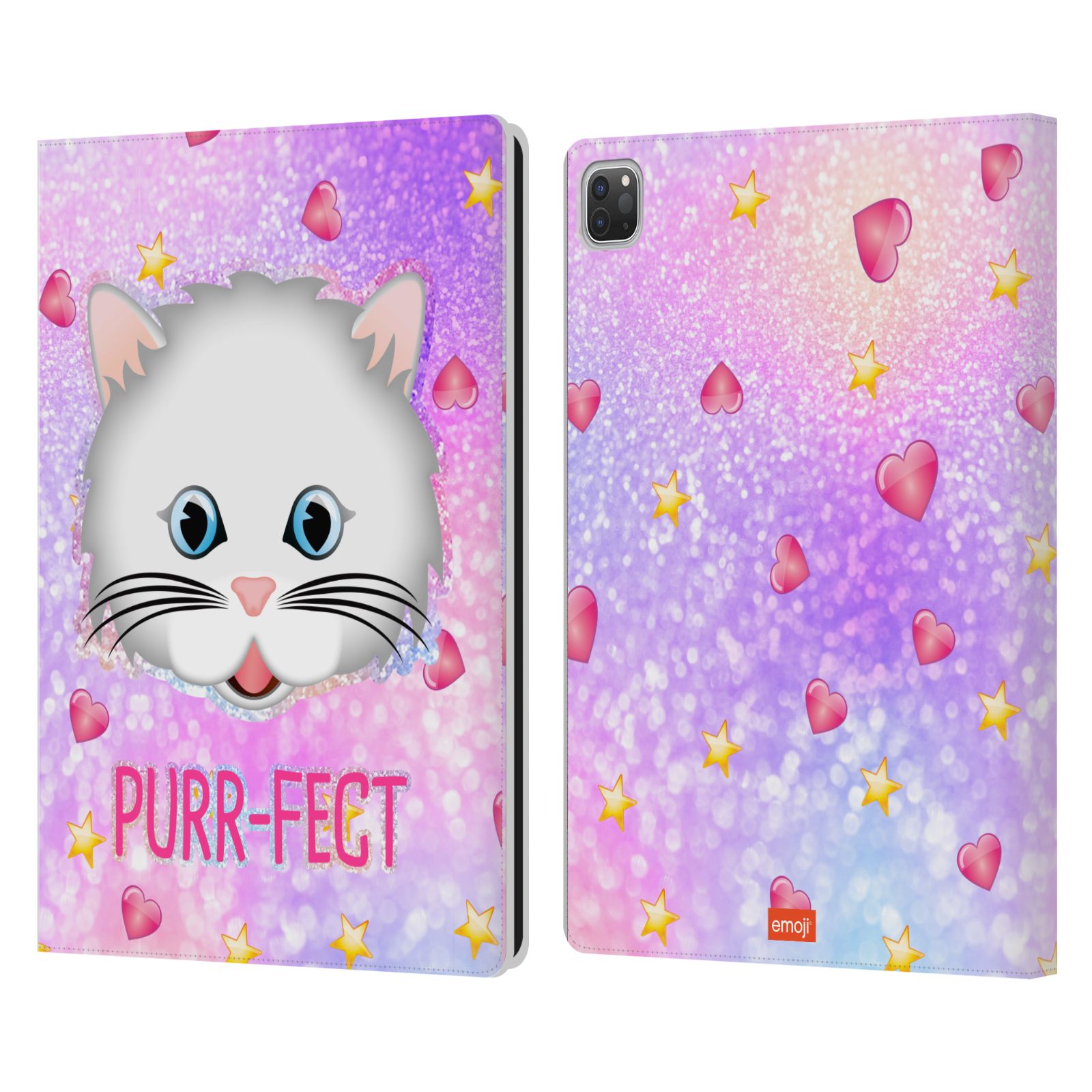 OFFICIAL emoji® TRENDY LEATHER BOOK WALLET CASE COVER FOR APPLE iPAD - Picture 12 of 14