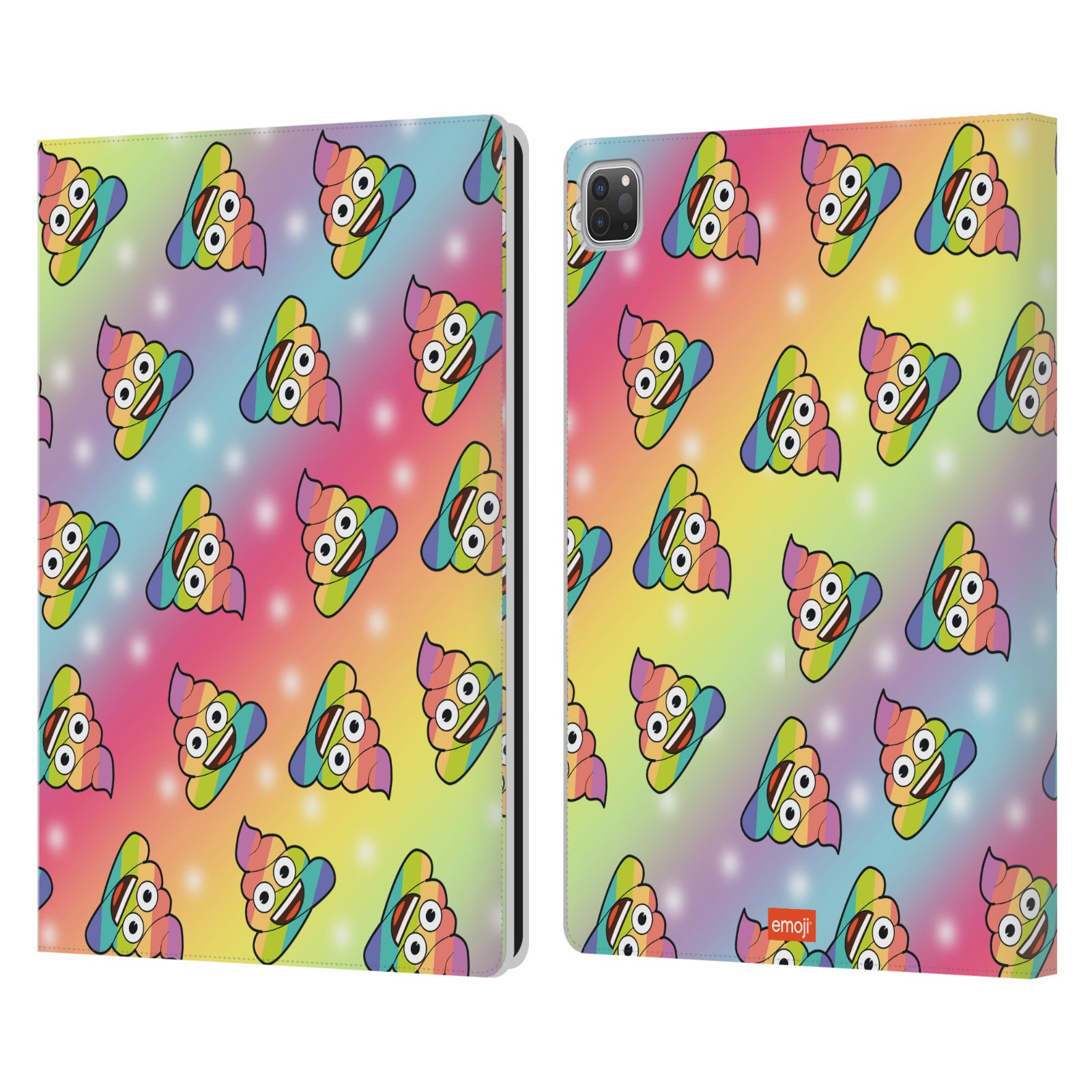 OFFICIAL emoji® TRENDY LEATHER BOOK WALLET CASE COVER FOR APPLE iPAD - Picture 13 of 14