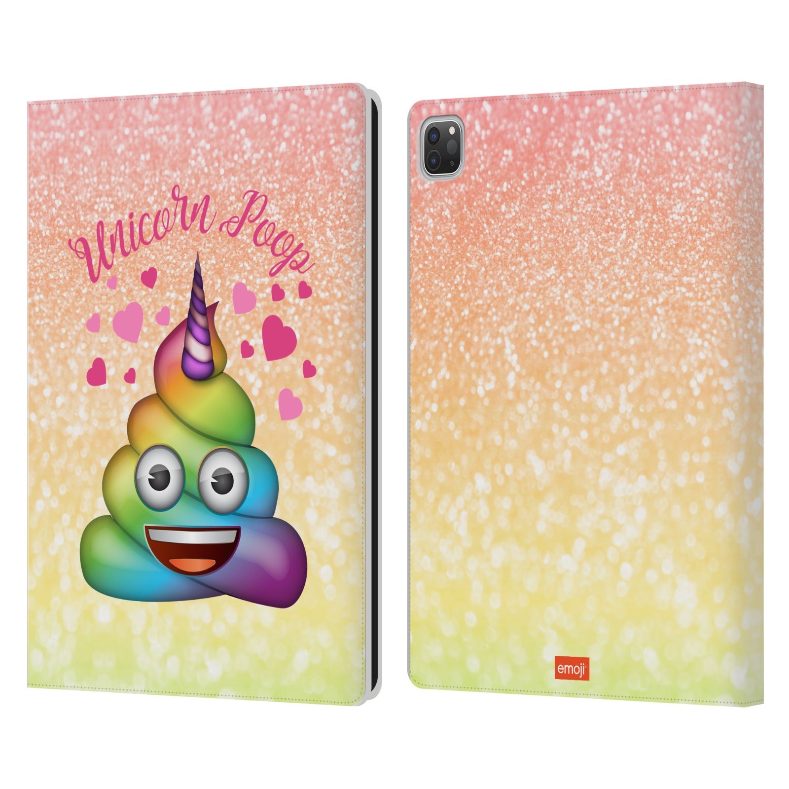 OFFICIAL emoji® TRENDY LEATHER BOOK WALLET CASE COVER FOR APPLE iPAD - Picture 14 of 14
