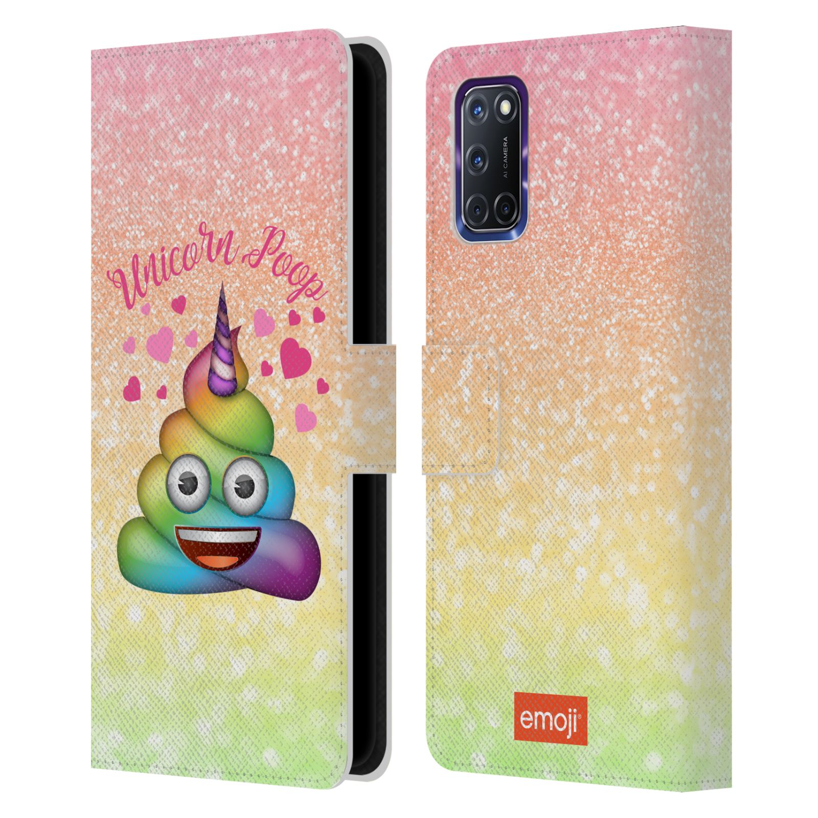 OFFICIAL emoji® TRENDY LEATHER BOOK WALLET CASE COVER FOR OPPO PHONES - 第 13/13 張圖片