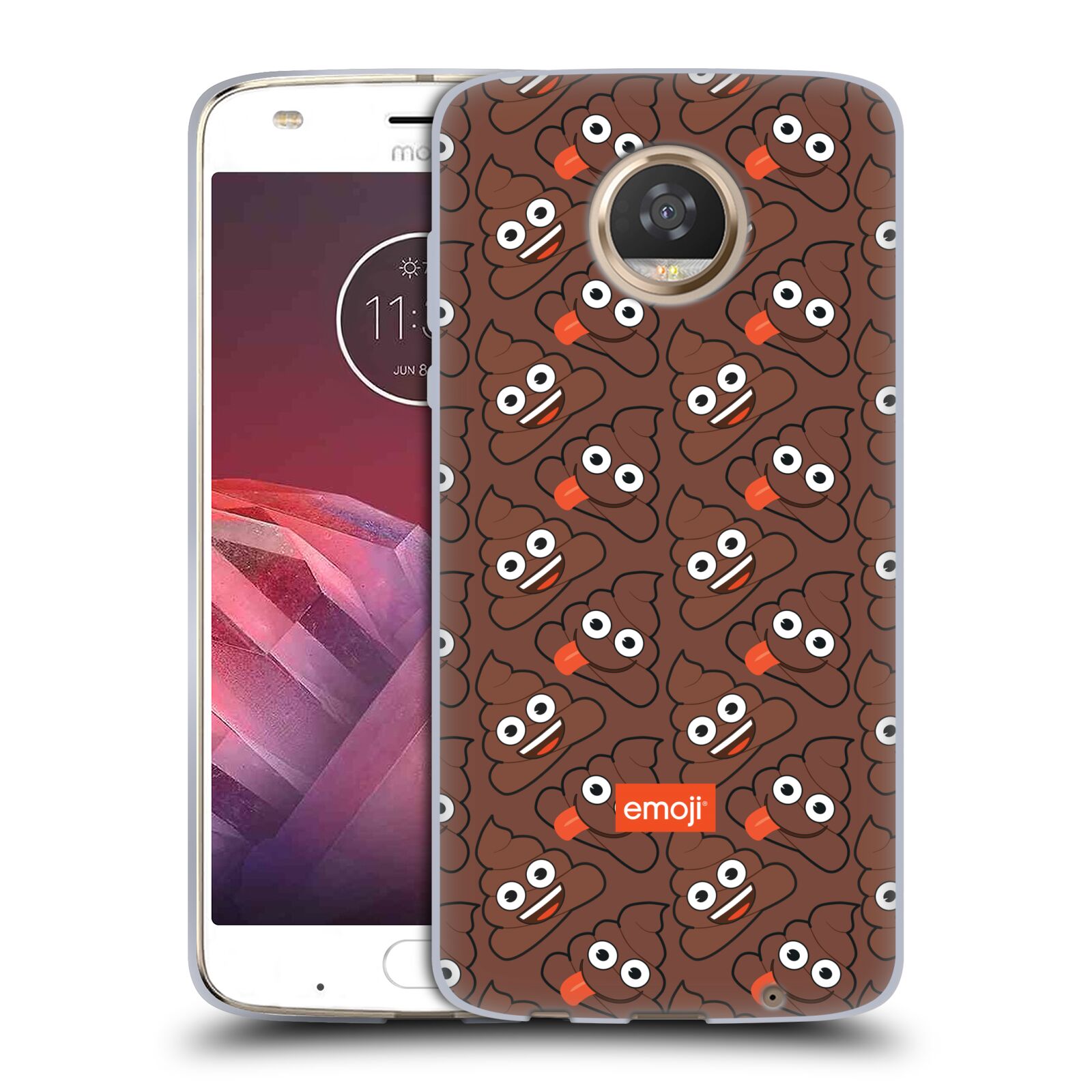 OFFICIAL emoji® TRENDY SOFT GEL CASE FOR MOTOROLA PHONES - Picture 12 of 15