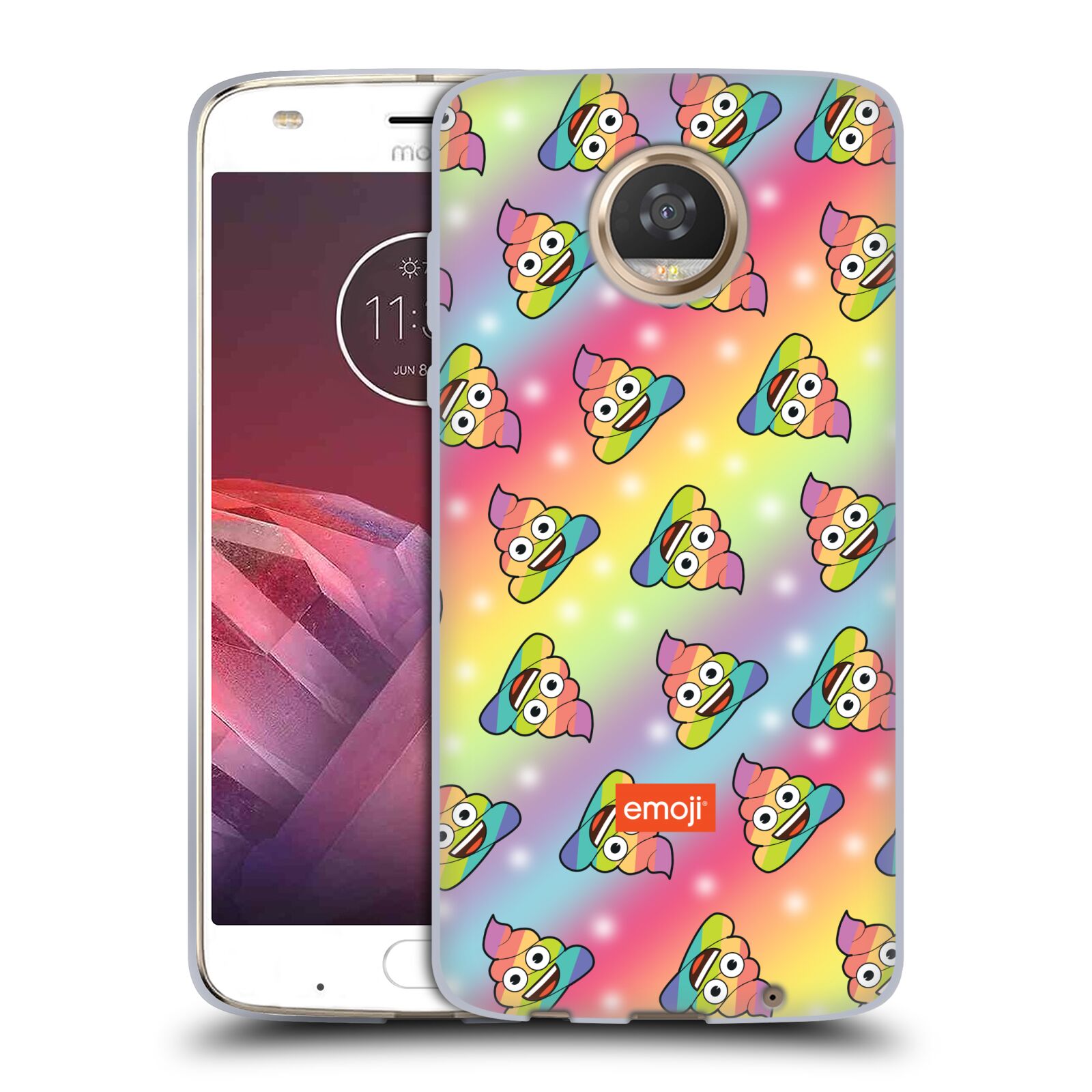 OFFICIAL emoji® TRENDY SOFT GEL CASE FOR MOTOROLA PHONES - Picture 14 of 15