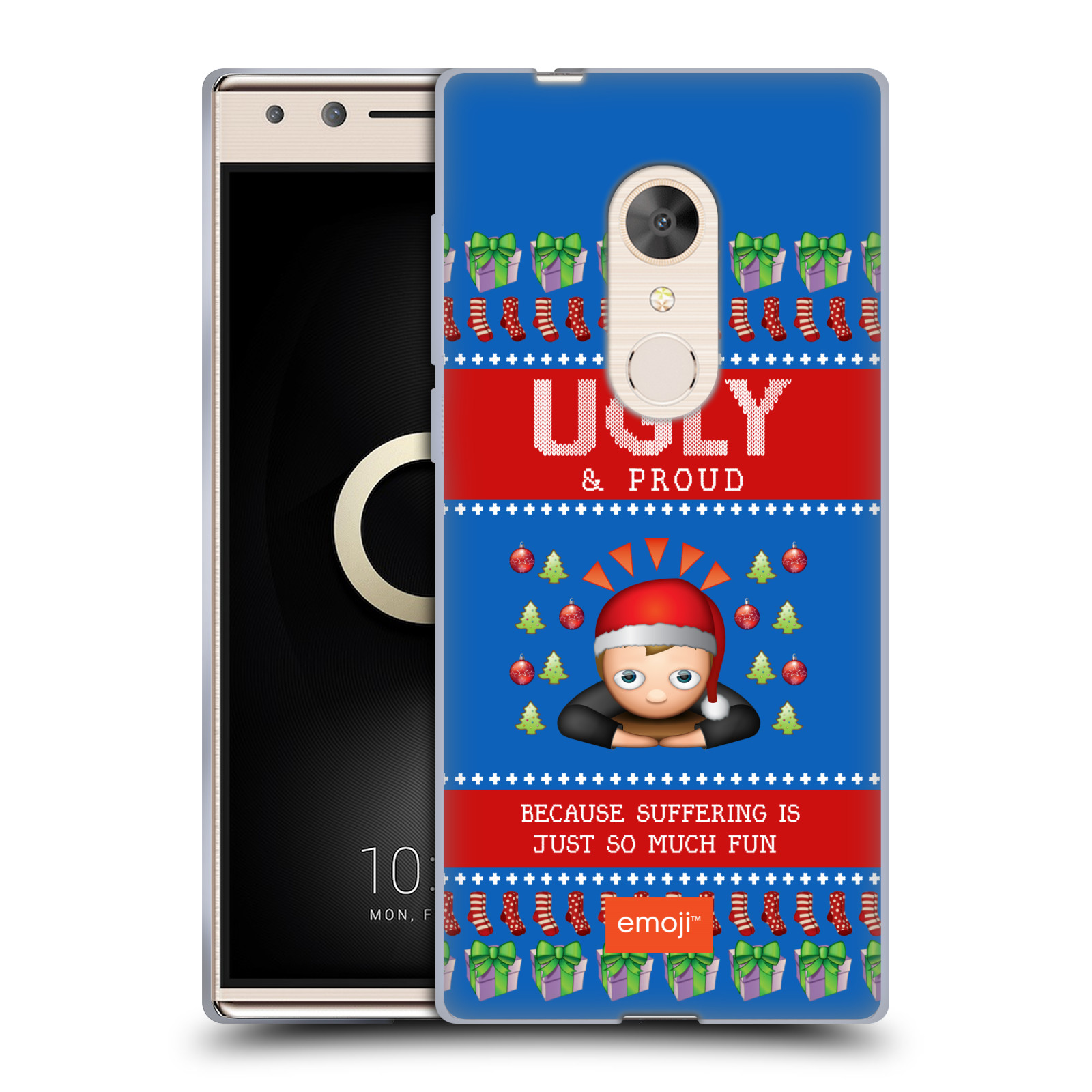 OFFICIAL emoji® UGLY CHRISTMAS SOFT GEL CASE FOR ALCATEL PHONES - 第 14/17 張圖片