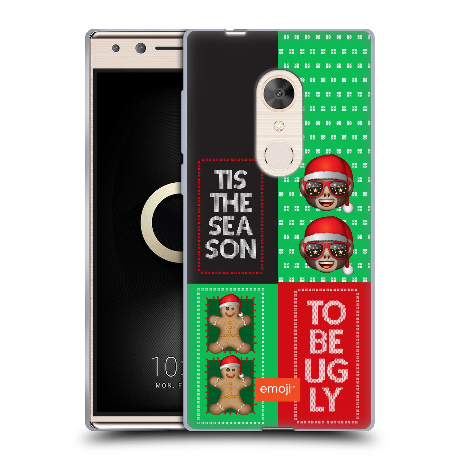 OFFICIAL emoji® UGLY CHRISTMAS SOFT GEL CASE FOR ALCATEL PHONES - 第 9/17 張圖片