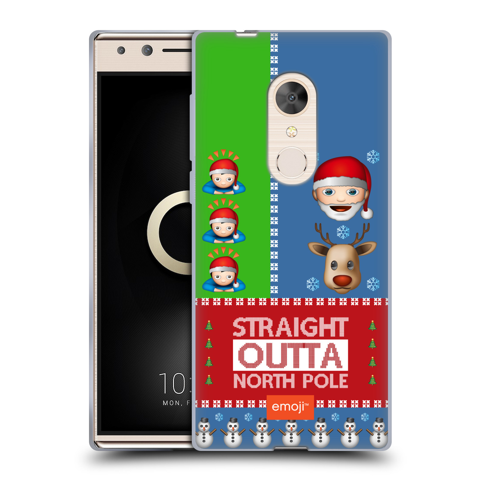 OFFICIAL emoji® UGLY CHRISTMAS SOFT GEL CASE FOR ALCATEL PHONES - 第 10/17 張圖片