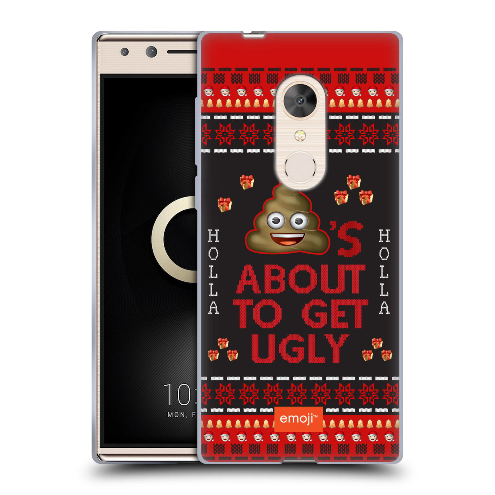 OFFICIAL emoji® UGLY CHRISTMAS SOFT GEL CASE FOR ALCATEL PHONES - 第 12/17 張圖片